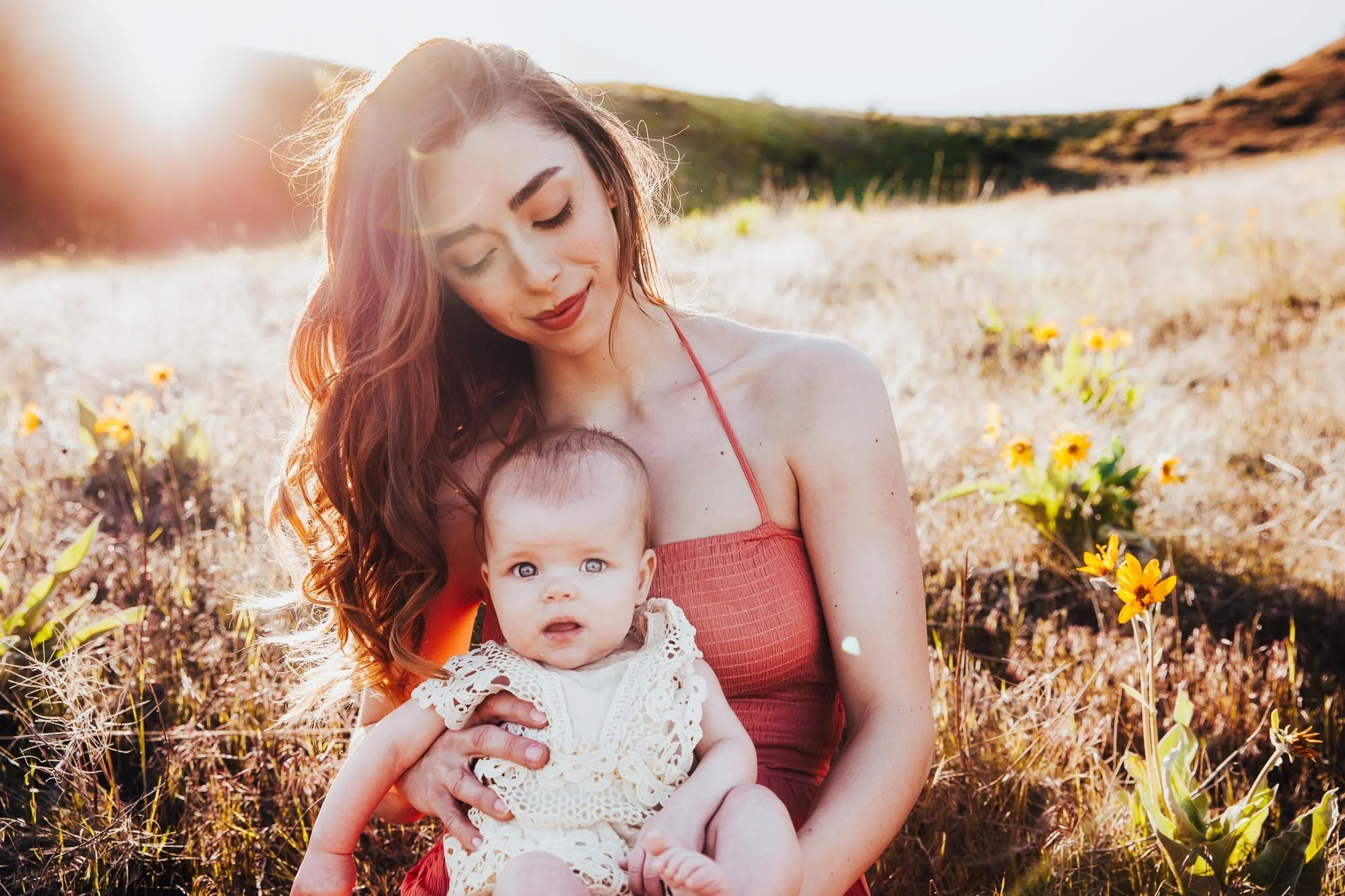 Motherhood Photography in the Boise Foothills | Colorado Motherhood Photographer