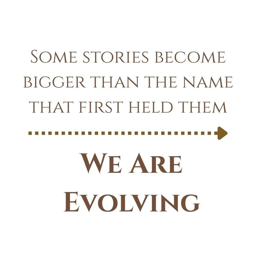 As I become more aware and aligned with my own purpose, my brand is evolving so that I can integrate my passions all under one roof.