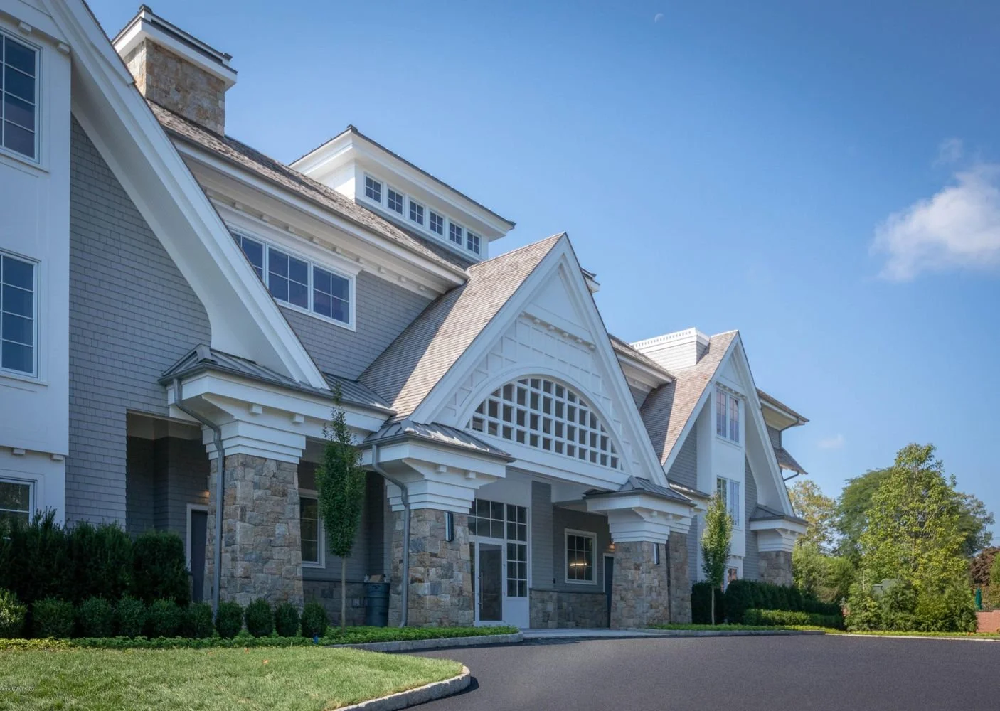 Beacon Hill II Greenwich CT front facade detail