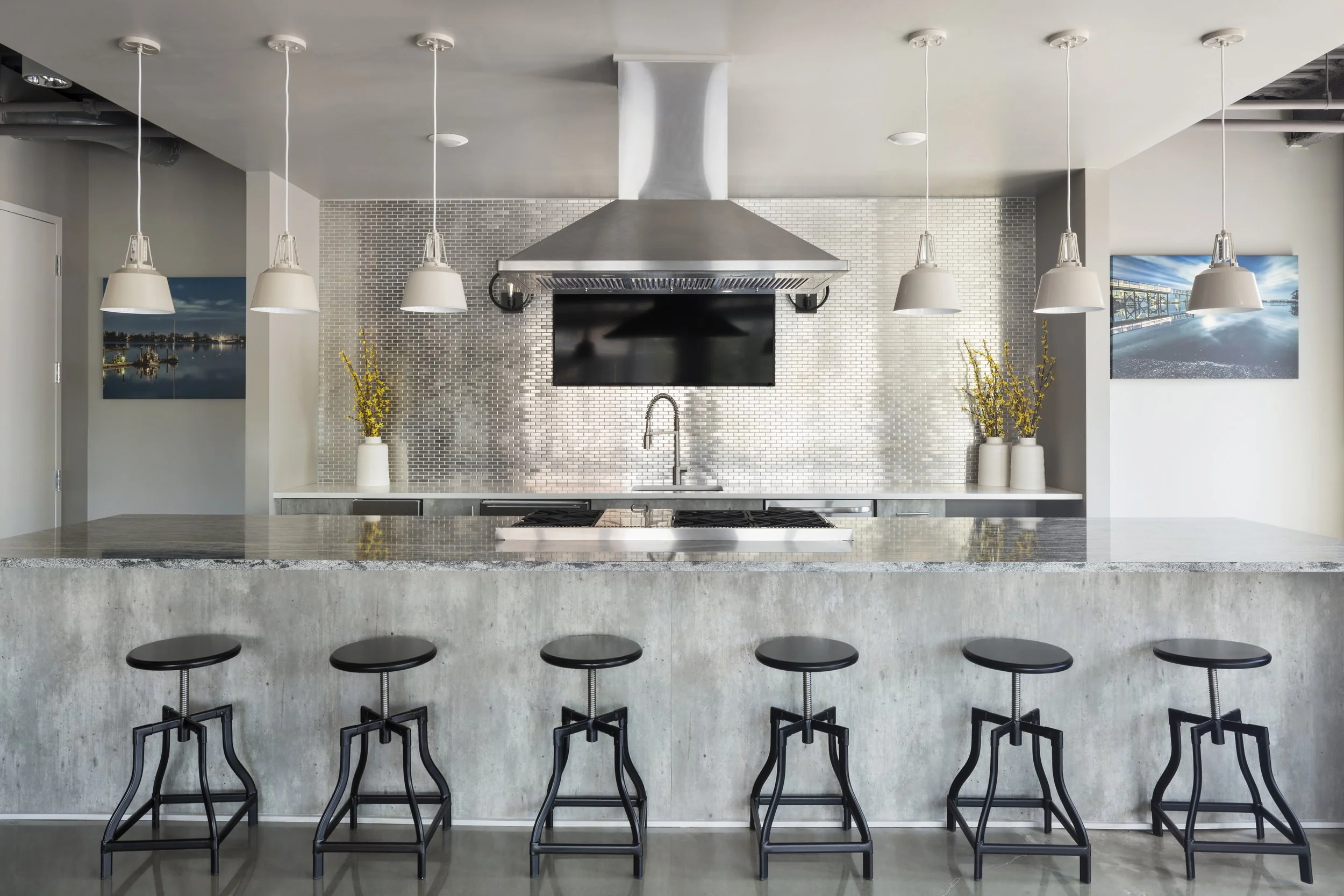 Baypointe Stamford CT amenity kitchen