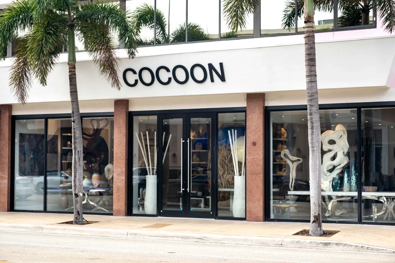 Cocoon Palm Beach FL luxury furnishings showroom exterior storefront