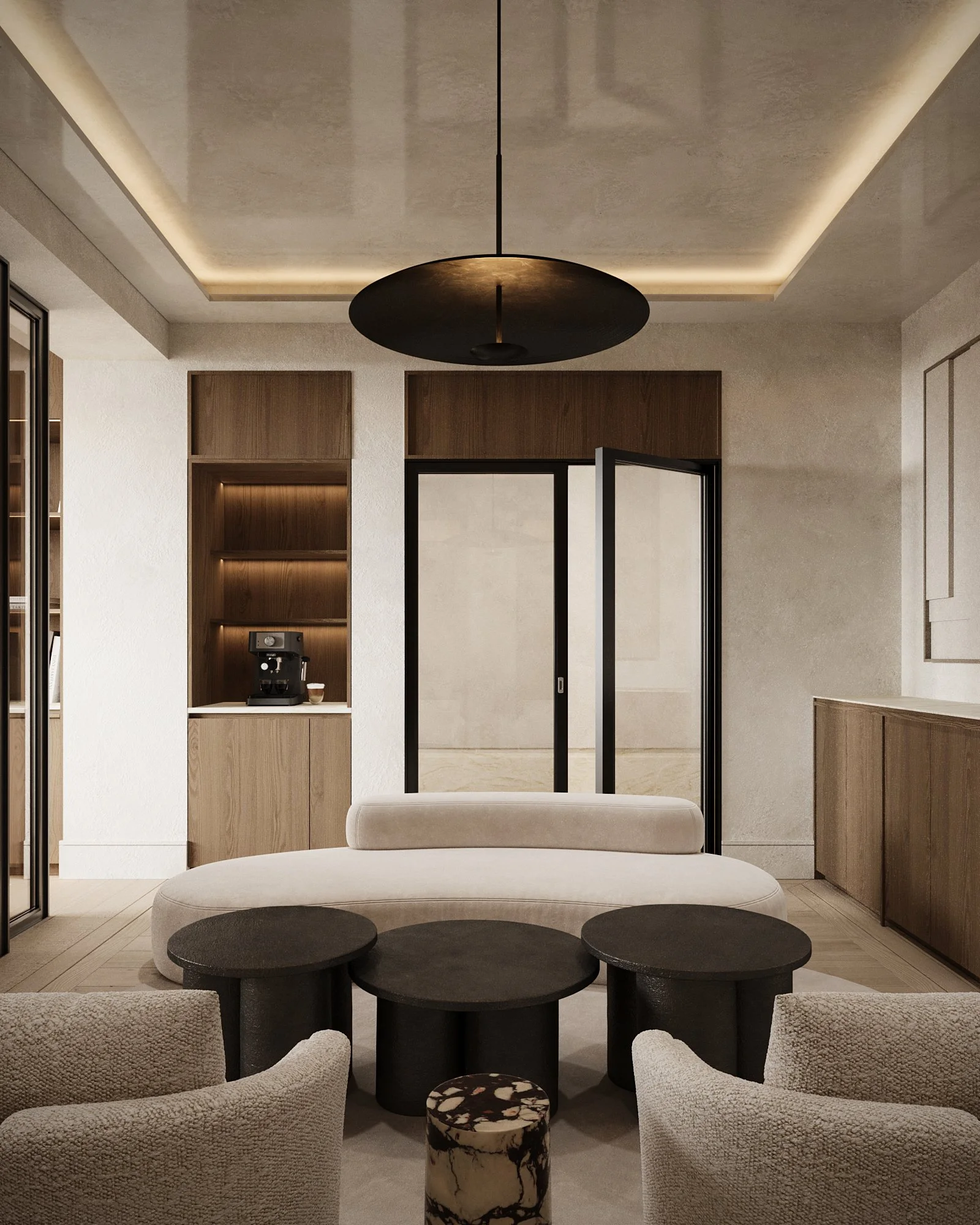 The Avenue Naples FL condominium interior rendering