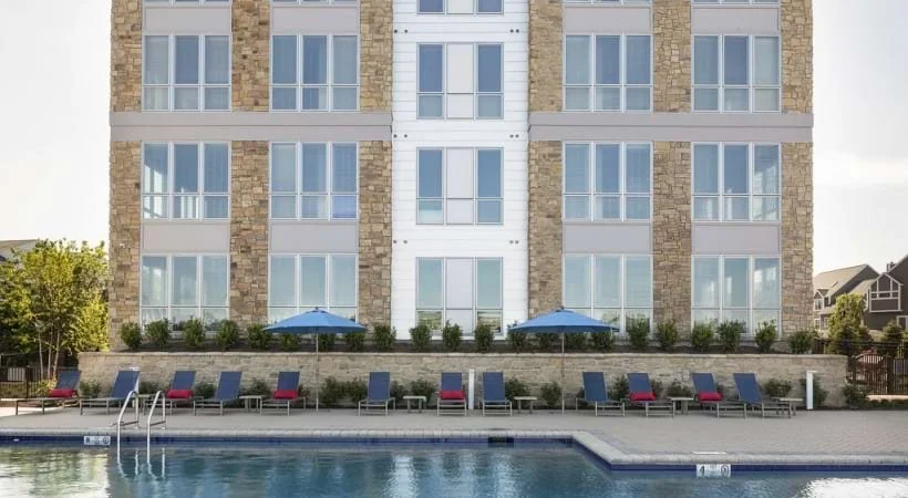 Baypointe Stamford CT rear exterior view
