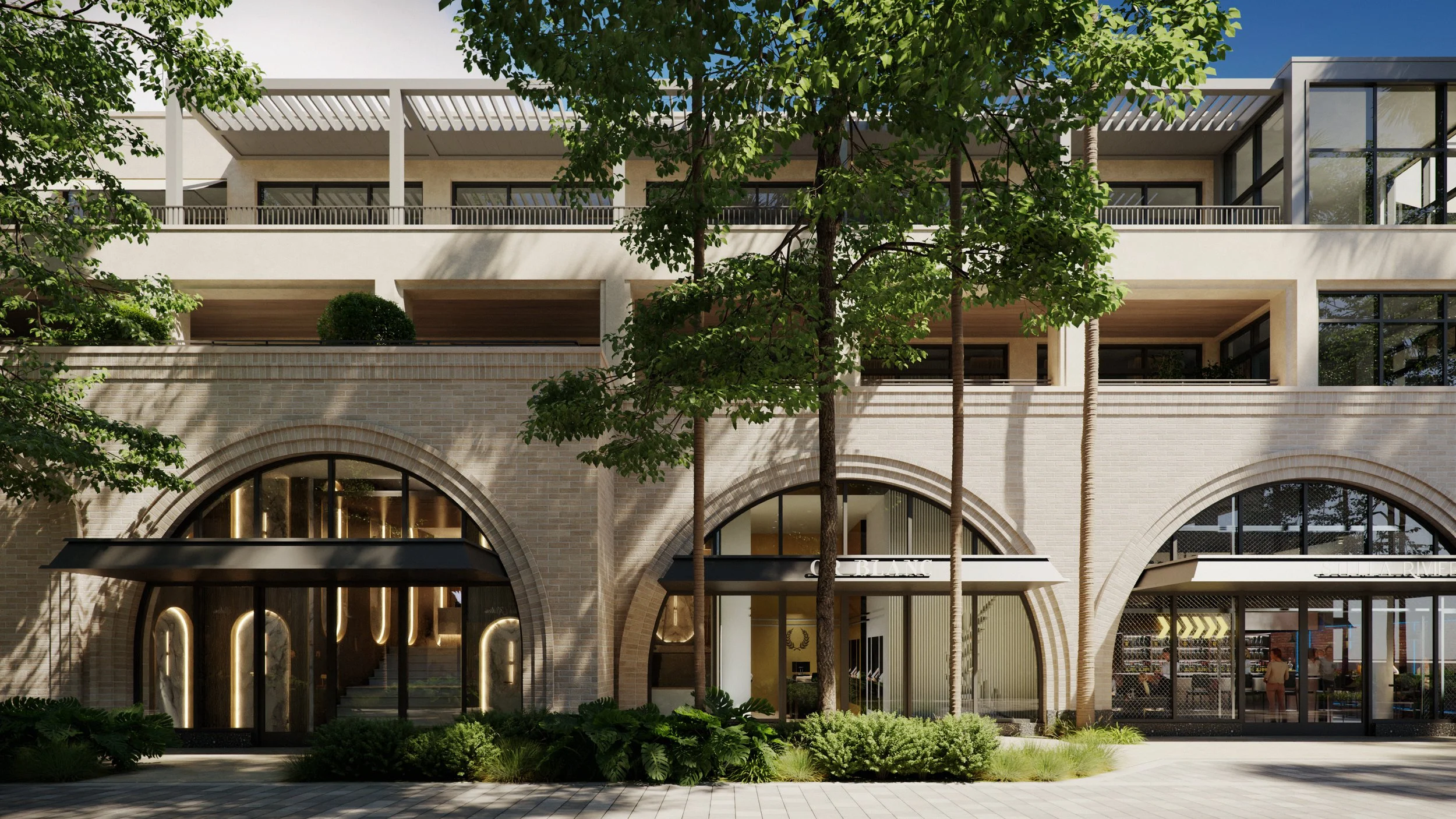 The Avenue Naples FL 1000 block exterior building facade