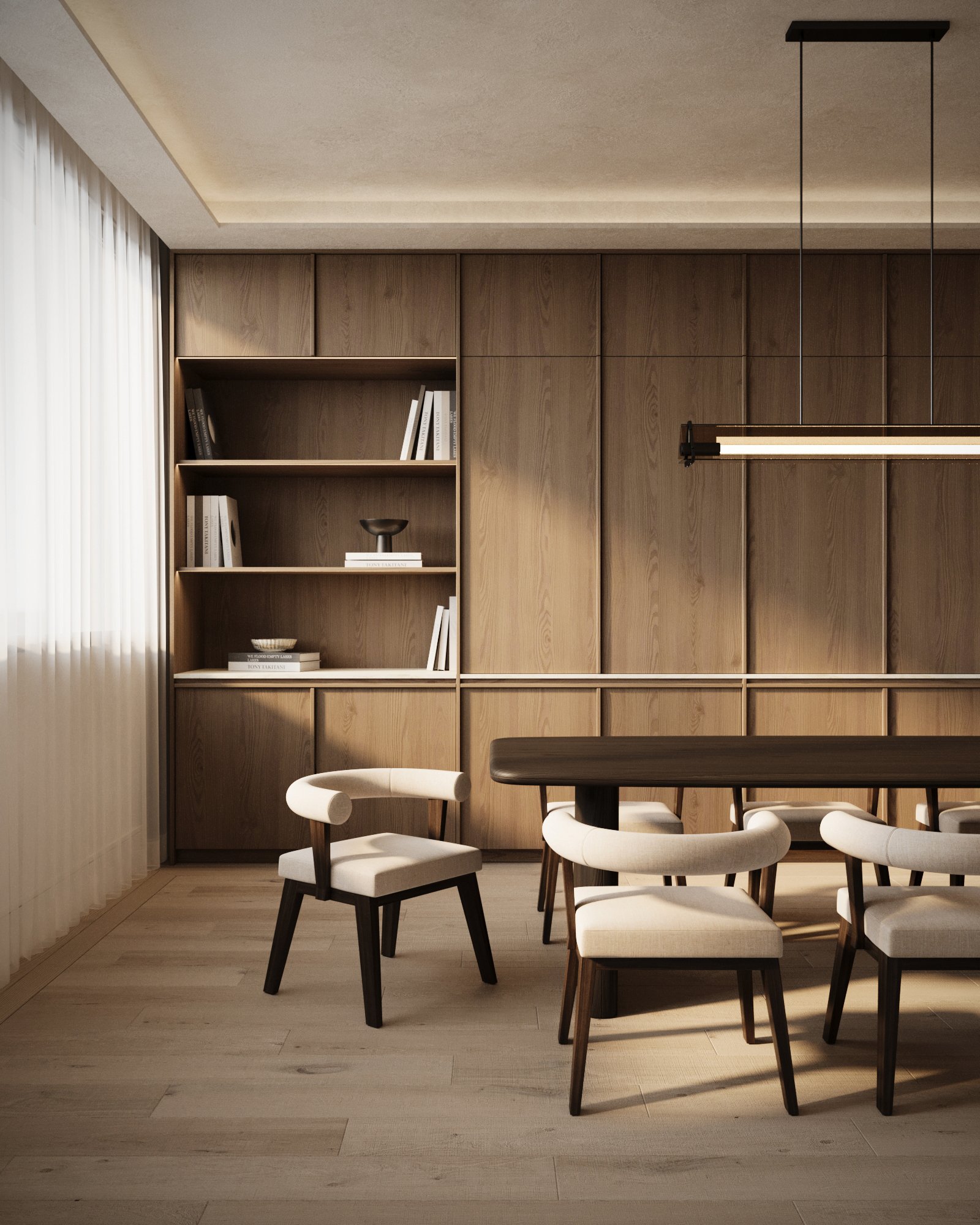 The Avenue Naples FL condominium home office workspace rendering