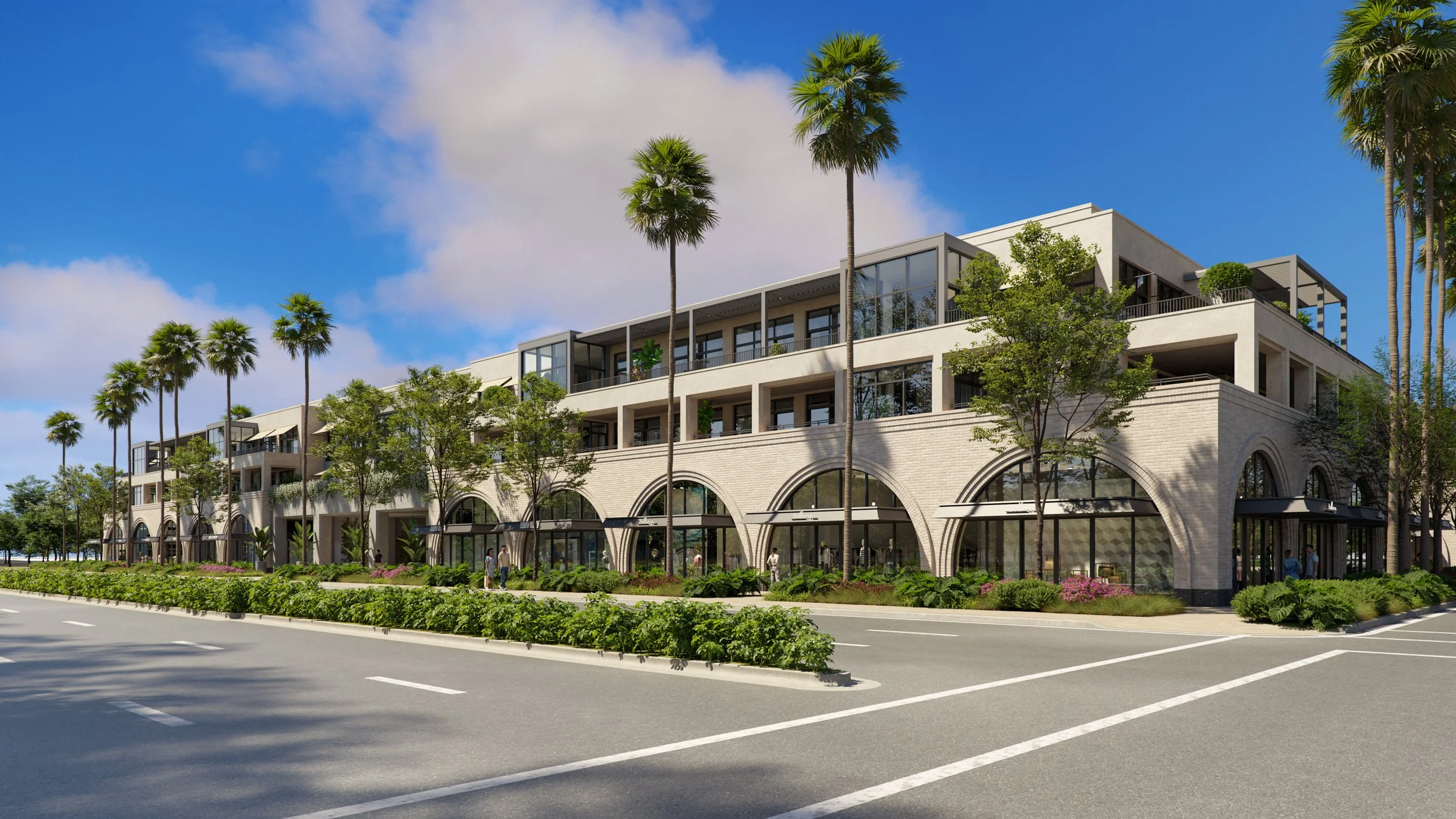 The Avenue Naples FL exterior building rendering