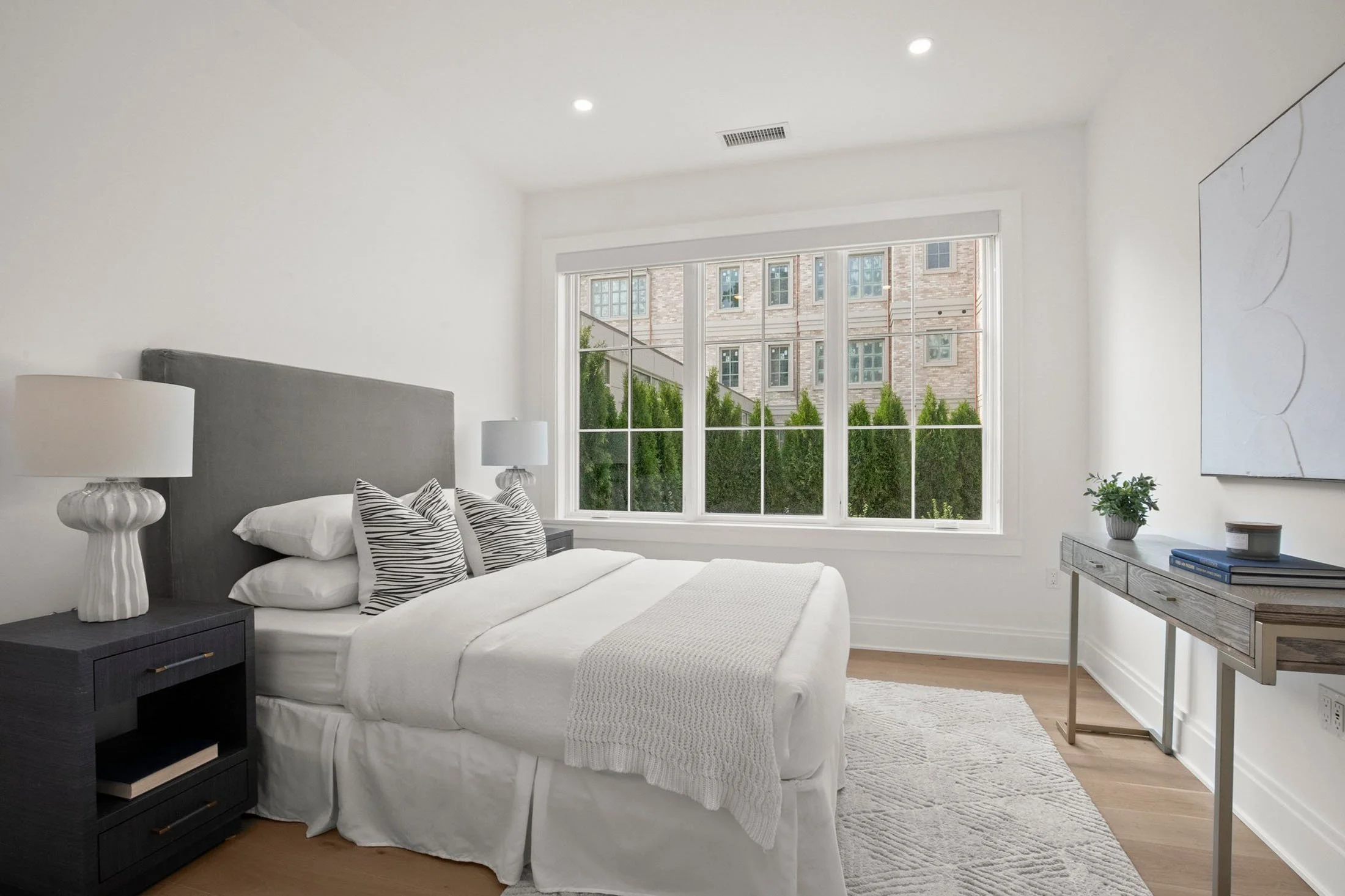 The Charleston Greenwich CT residence bedroom