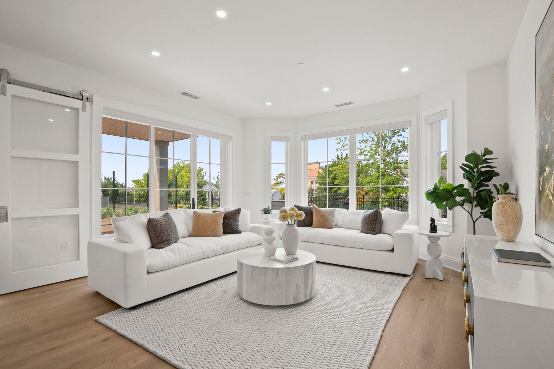 The Charleston Greenwich CT residence living room