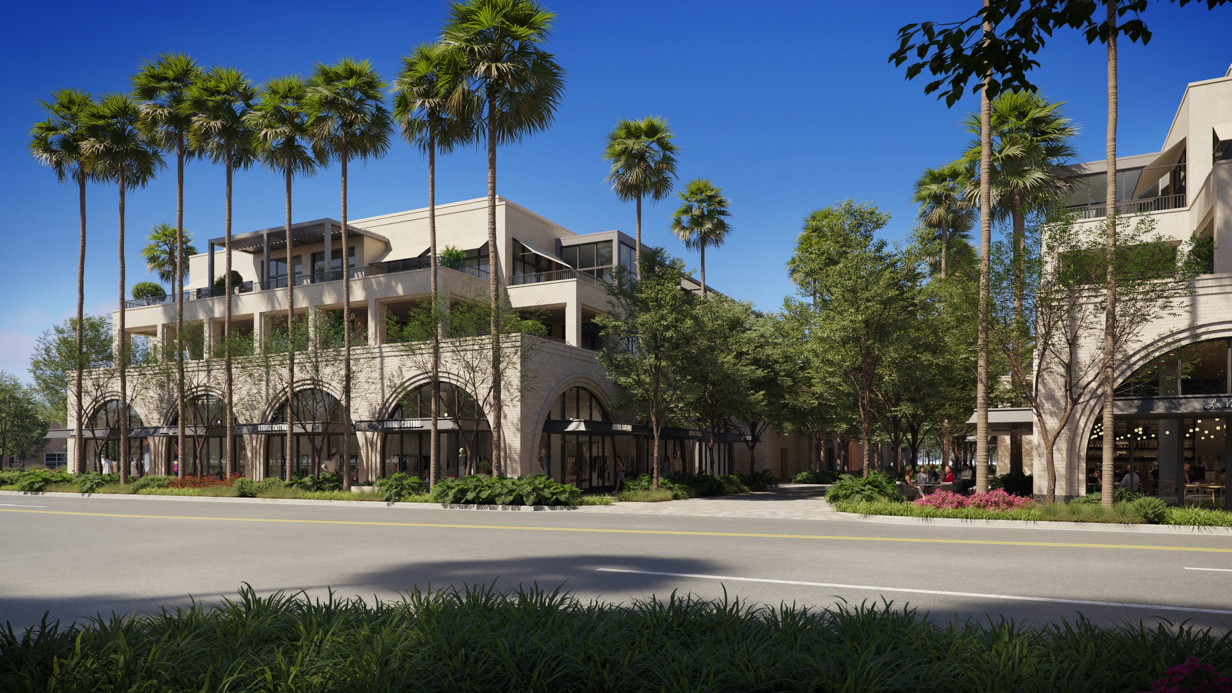 The Avenue Naples FL exterior building rendering
