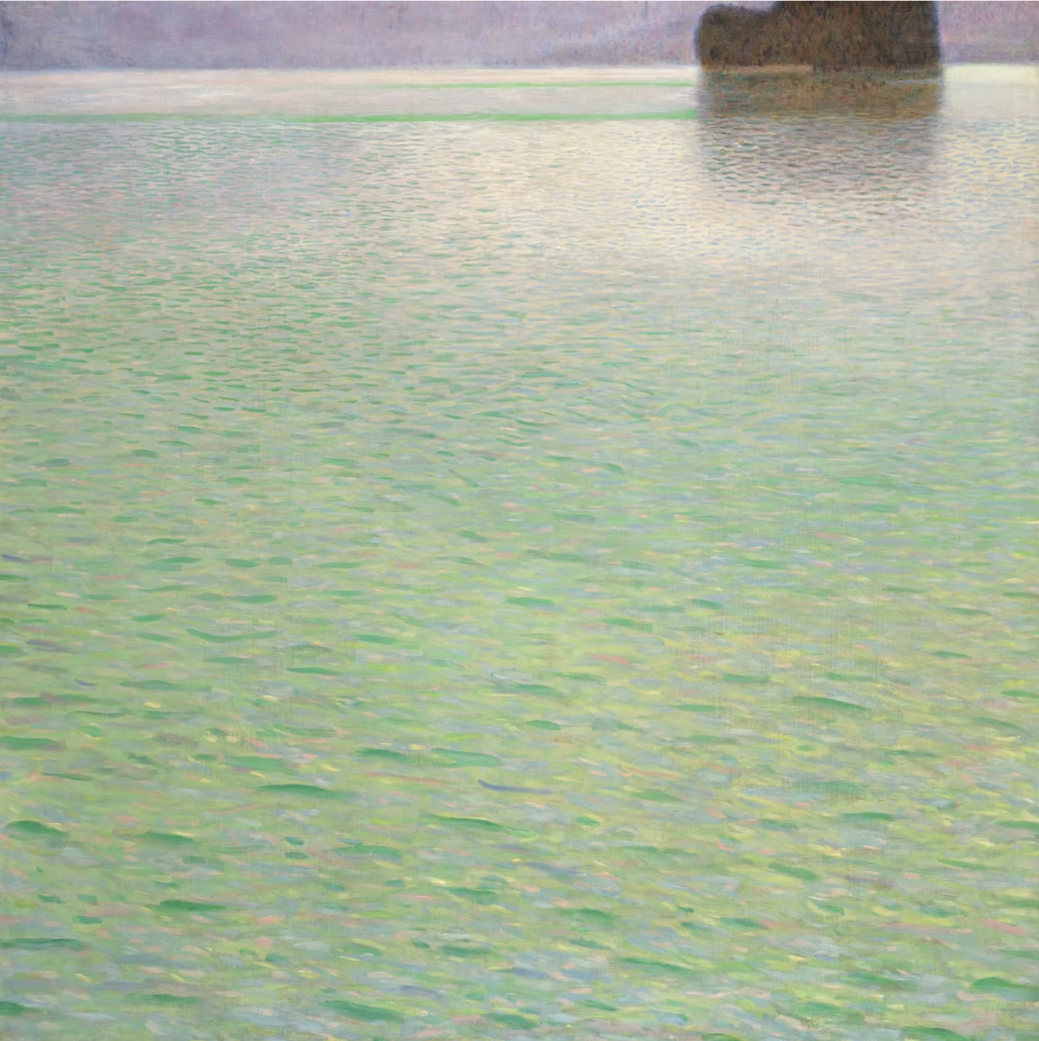Gustav Klimt, Insel im Attersee, 1901-1902. Sold at Sotheby's. Price realized: $53,188,500 (all final prices listed include BP).