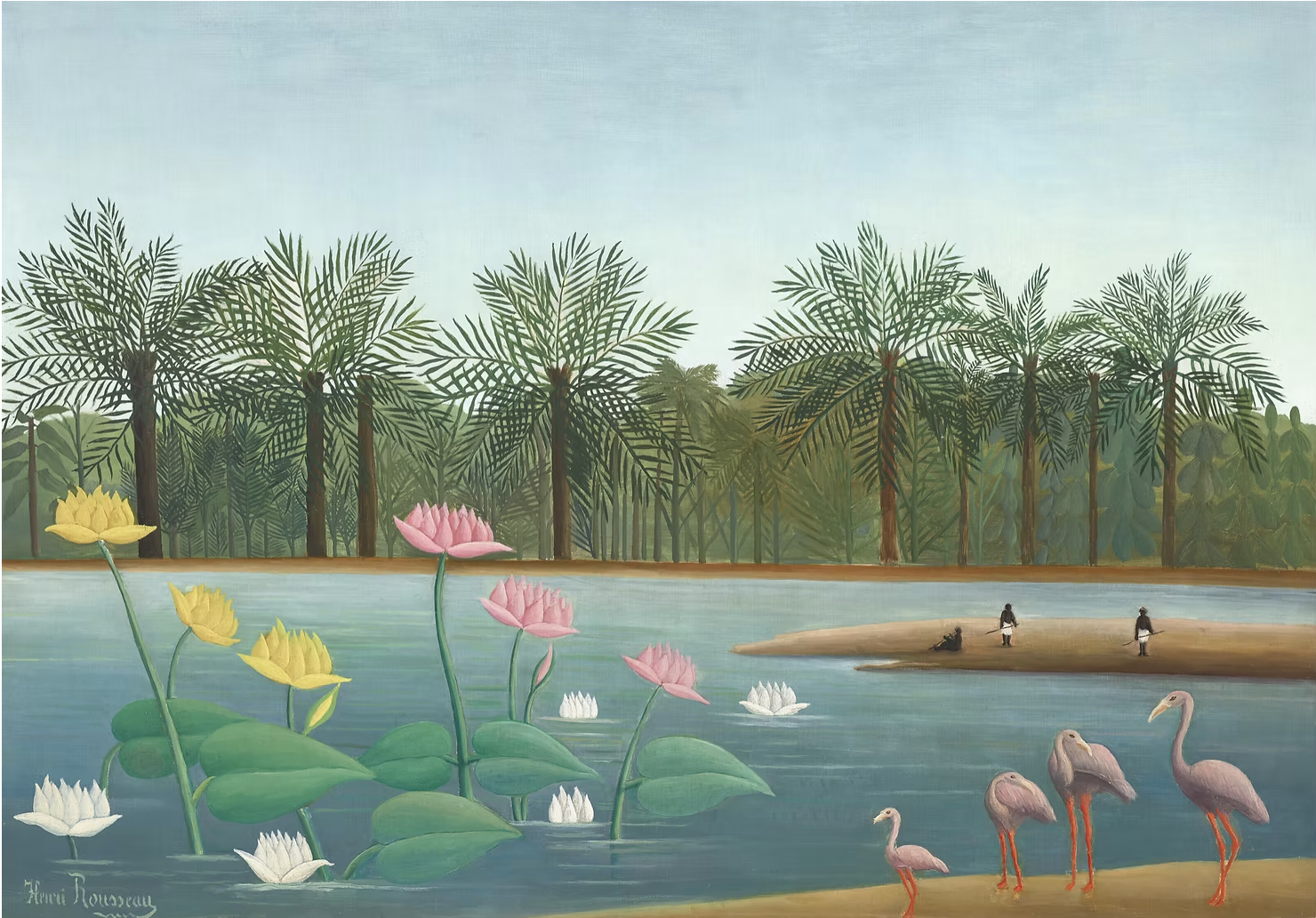  Henri Rousseau, Les Flamants, 1910. Sold at Christie's. Price realized $43,535,000.