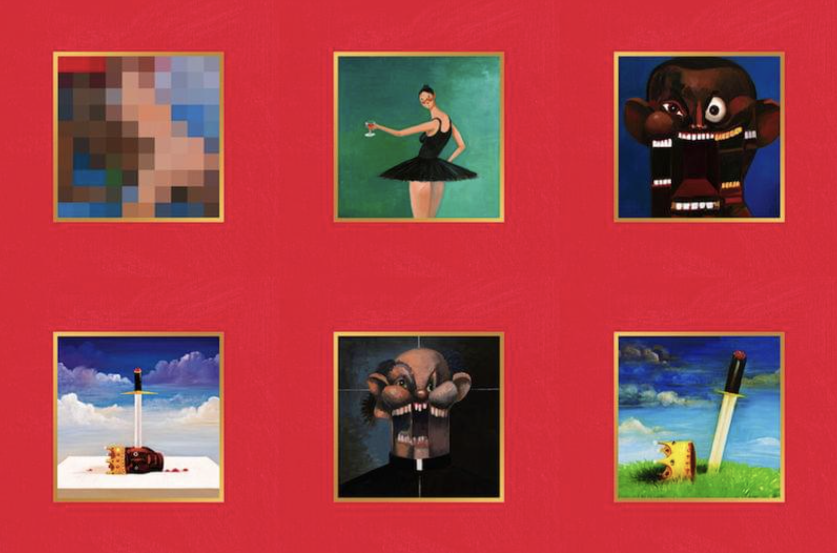 other album cover variants by George Condo