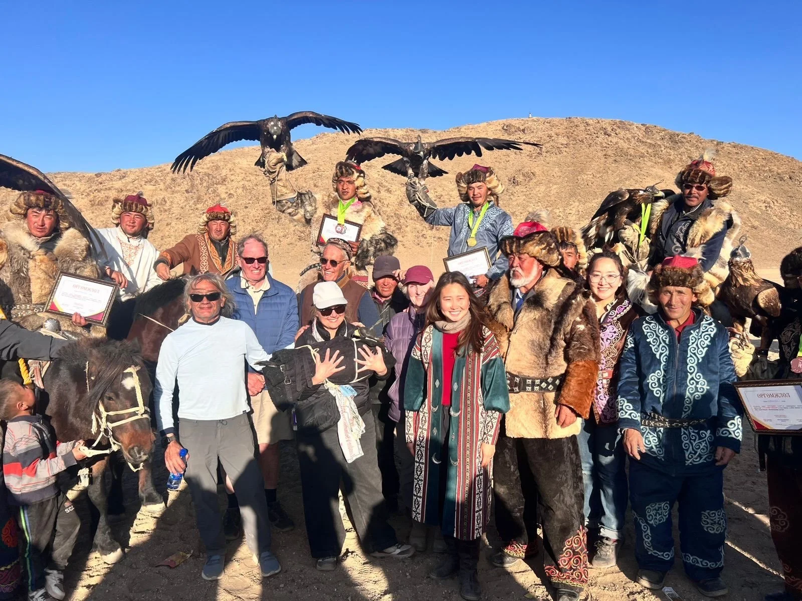 Incredible memories at Altantsugts Eagle Festival 2025. 
#eaglefestival #mongolianguide #howtotravelmongolia #eagles #mongolianguide