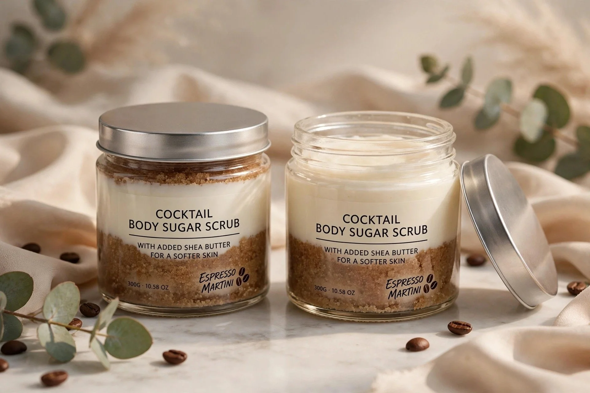 Fragranced Sugar Body Scrub - Espresso Martini 300g