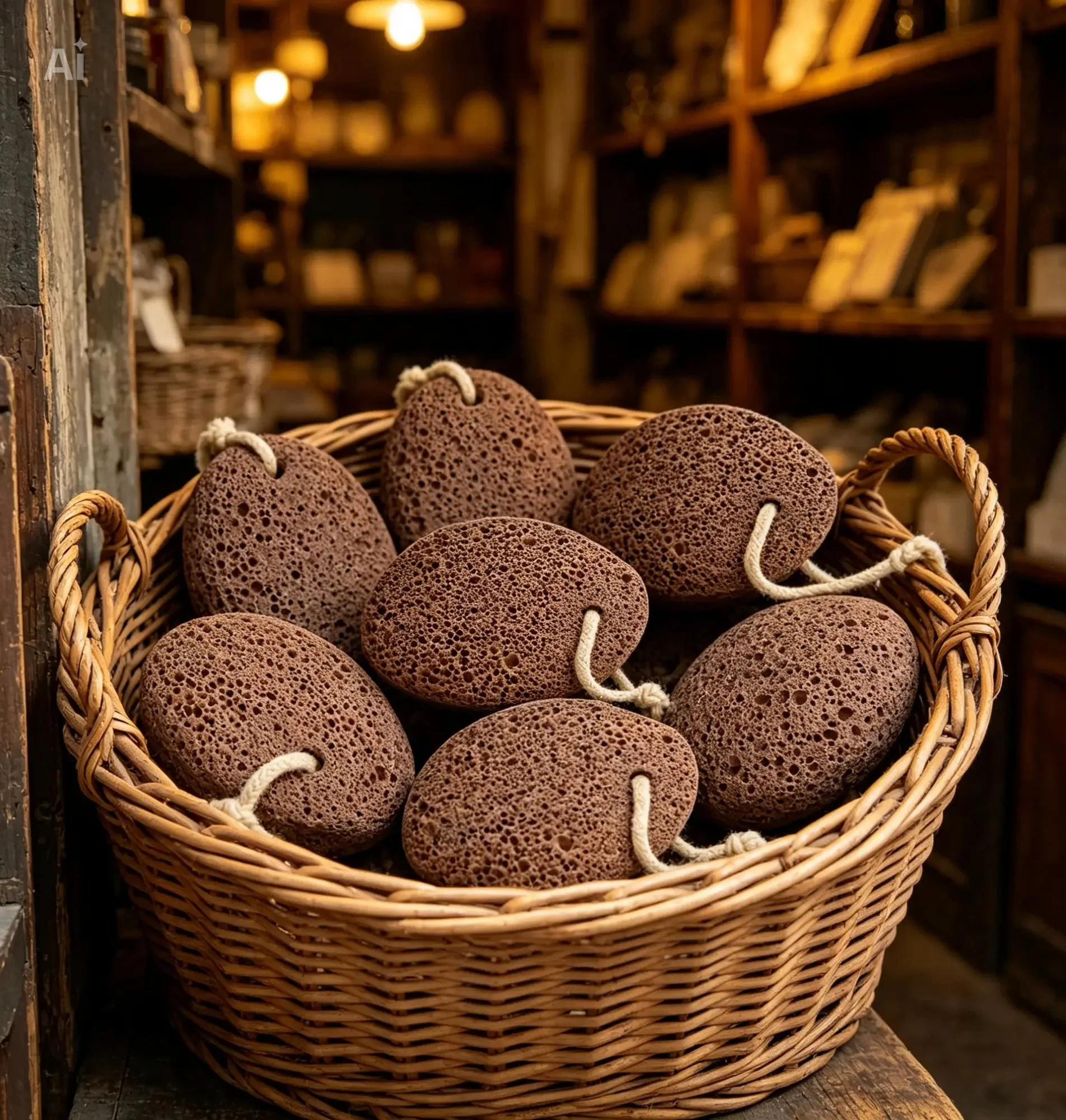 Natural Volcanic Lava Pumice Stone - pack of 3