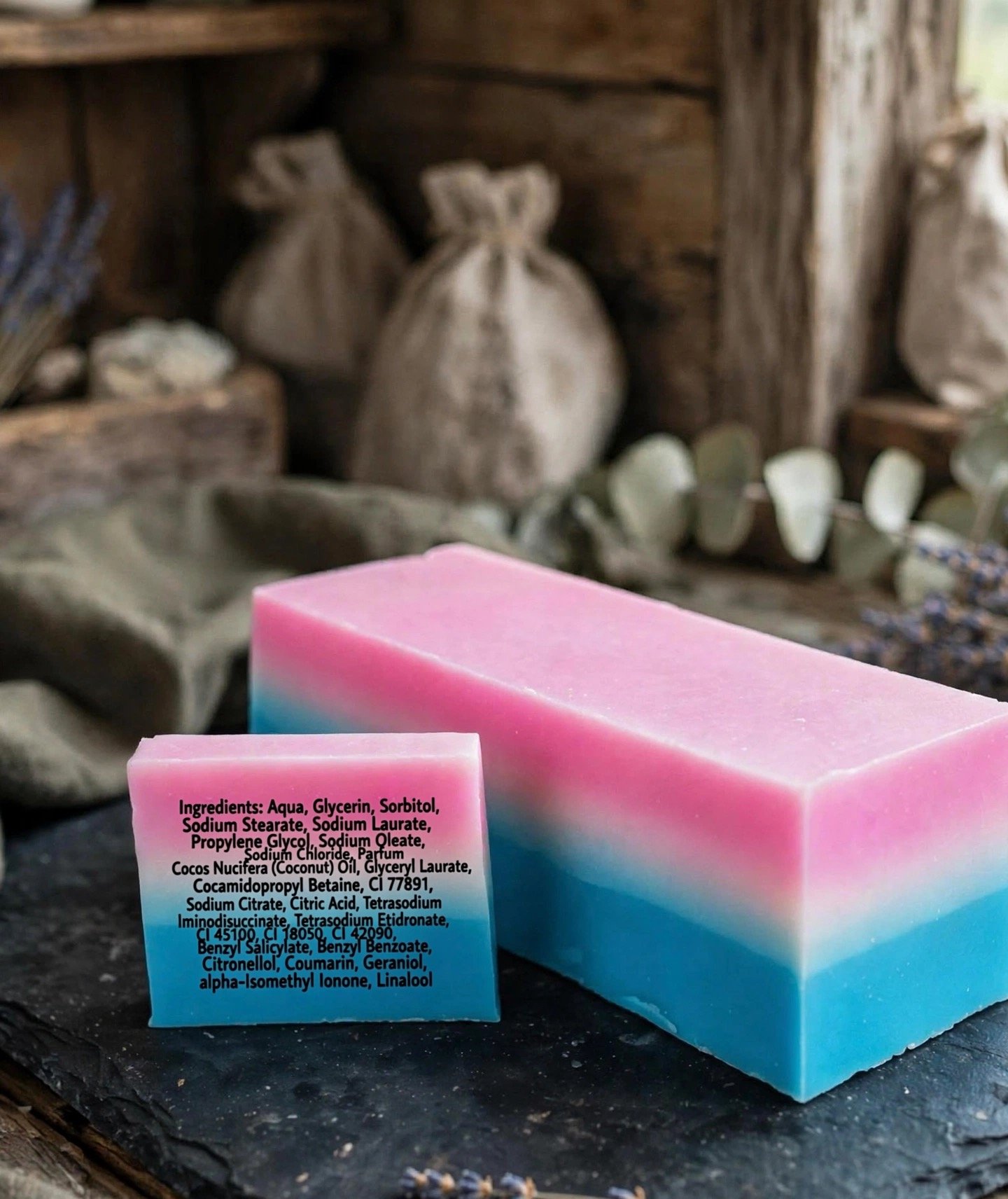 Baby Powder sliced soap loaf