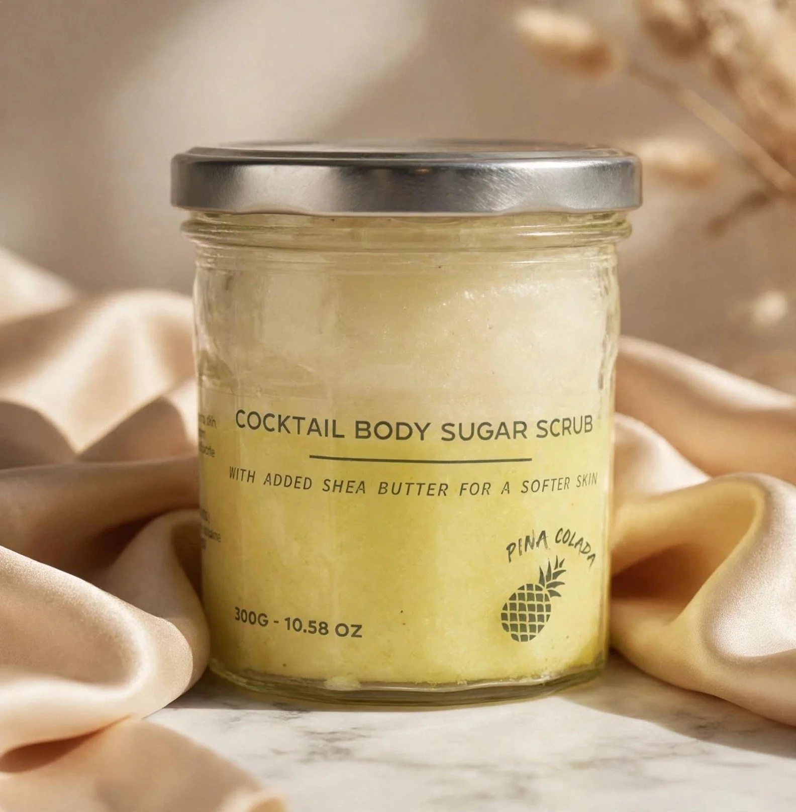 Fragranced Sugar Body Scrub - Pinacolada 300g