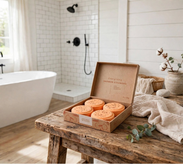 Zen Shower Steamers - Therapy Wellness Gift Set - Energising