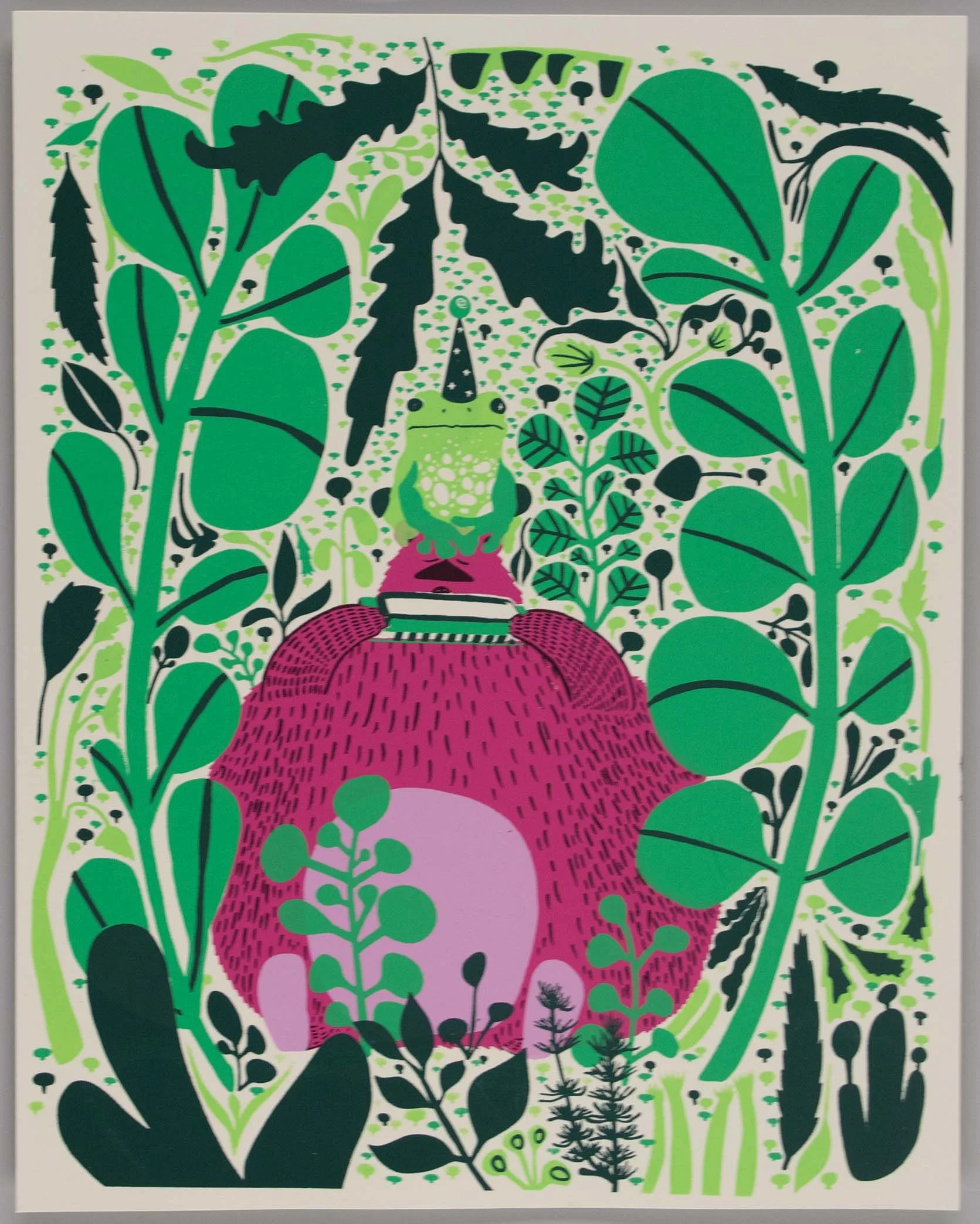 The Ritual, ed. 11, 11x14 inches, 7 layer screenprint, 2025