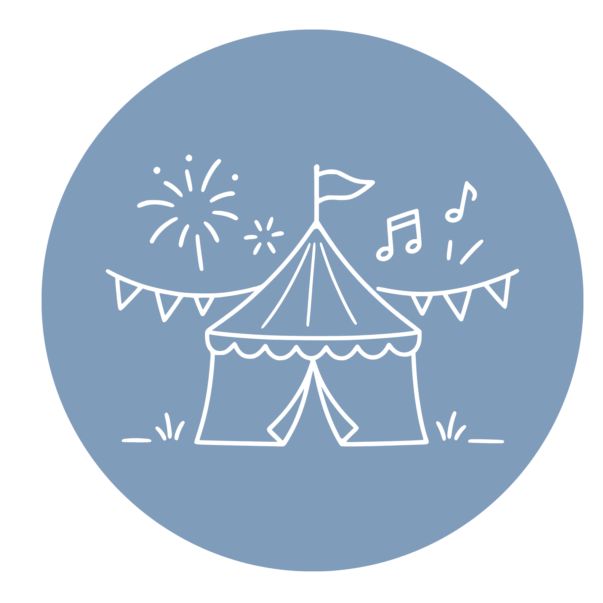Canopy tent illustration
