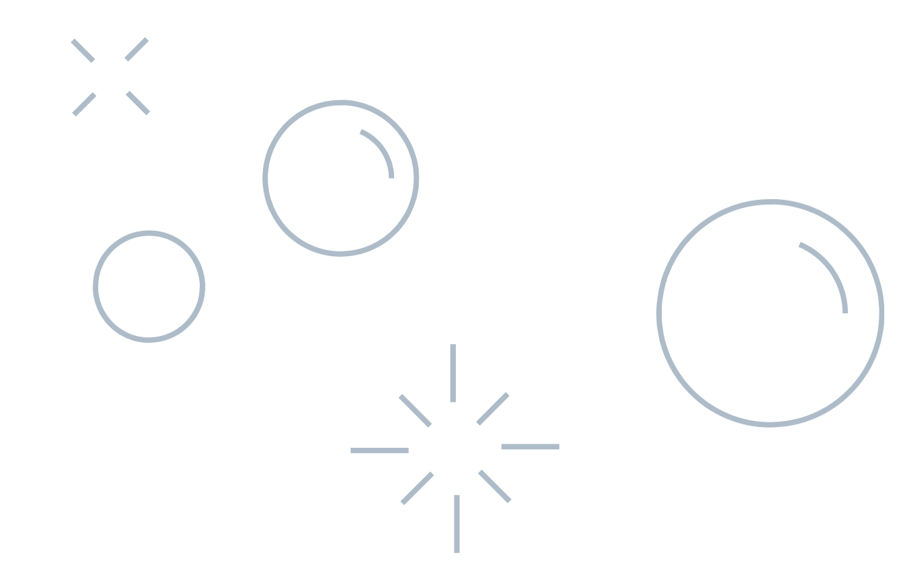 A diagram showing the process of molecule interaction with three circles representing molecules, connected by arrows, with a central star shape indicating a key point or reaction.