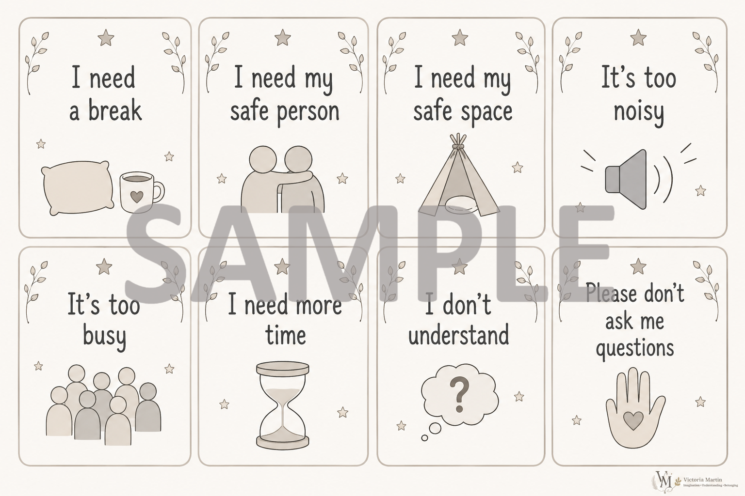 Low Demand Communication Cards