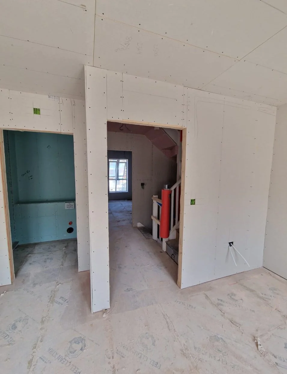 Drylining & Suspended Ceilings New Housing Development, Construct Interiors