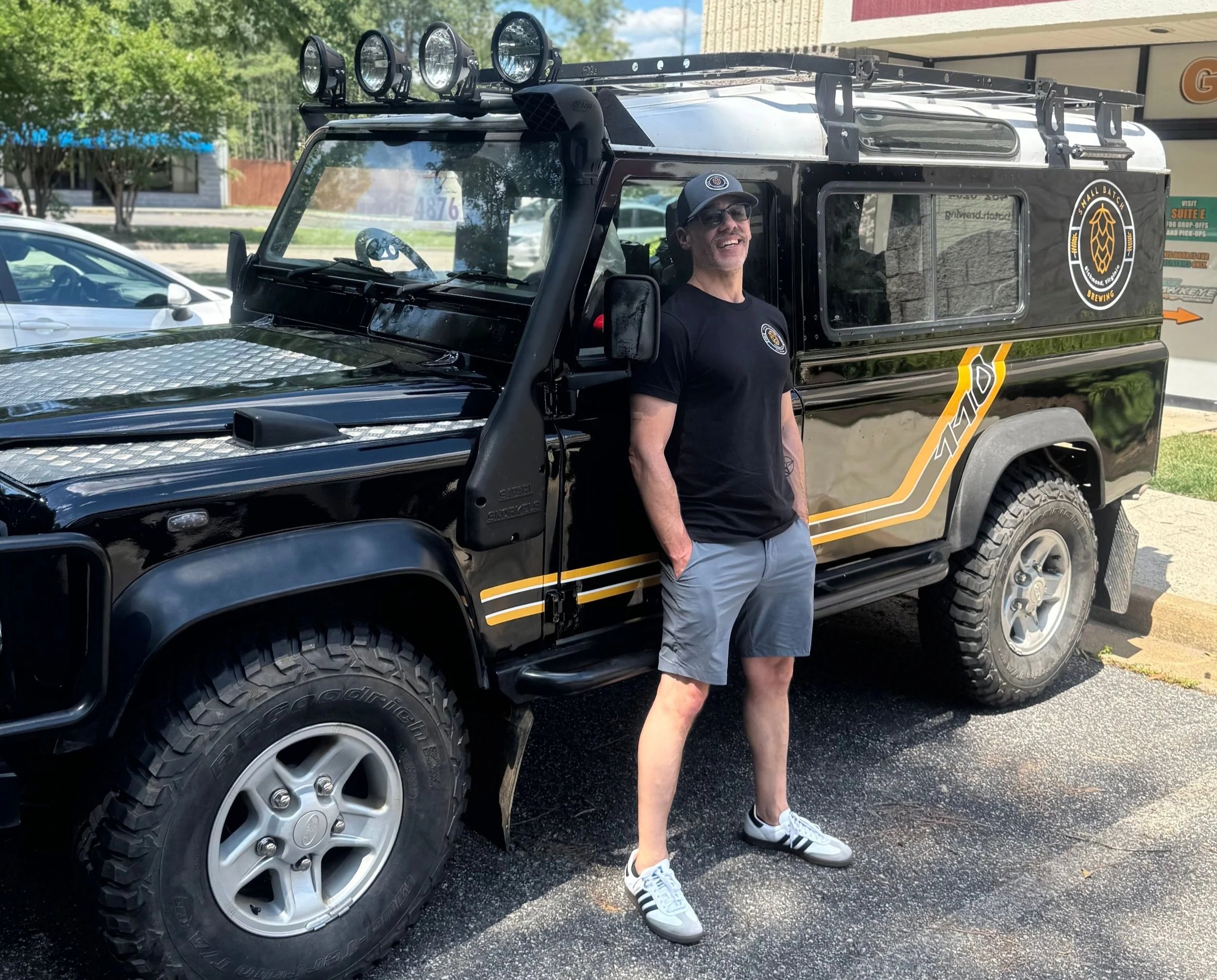 Founder of richmonds beer truck and mobile brewer with Monty taptruck