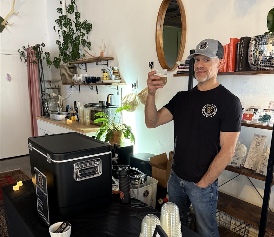 Full-service mobile bar setup at a Richmond event