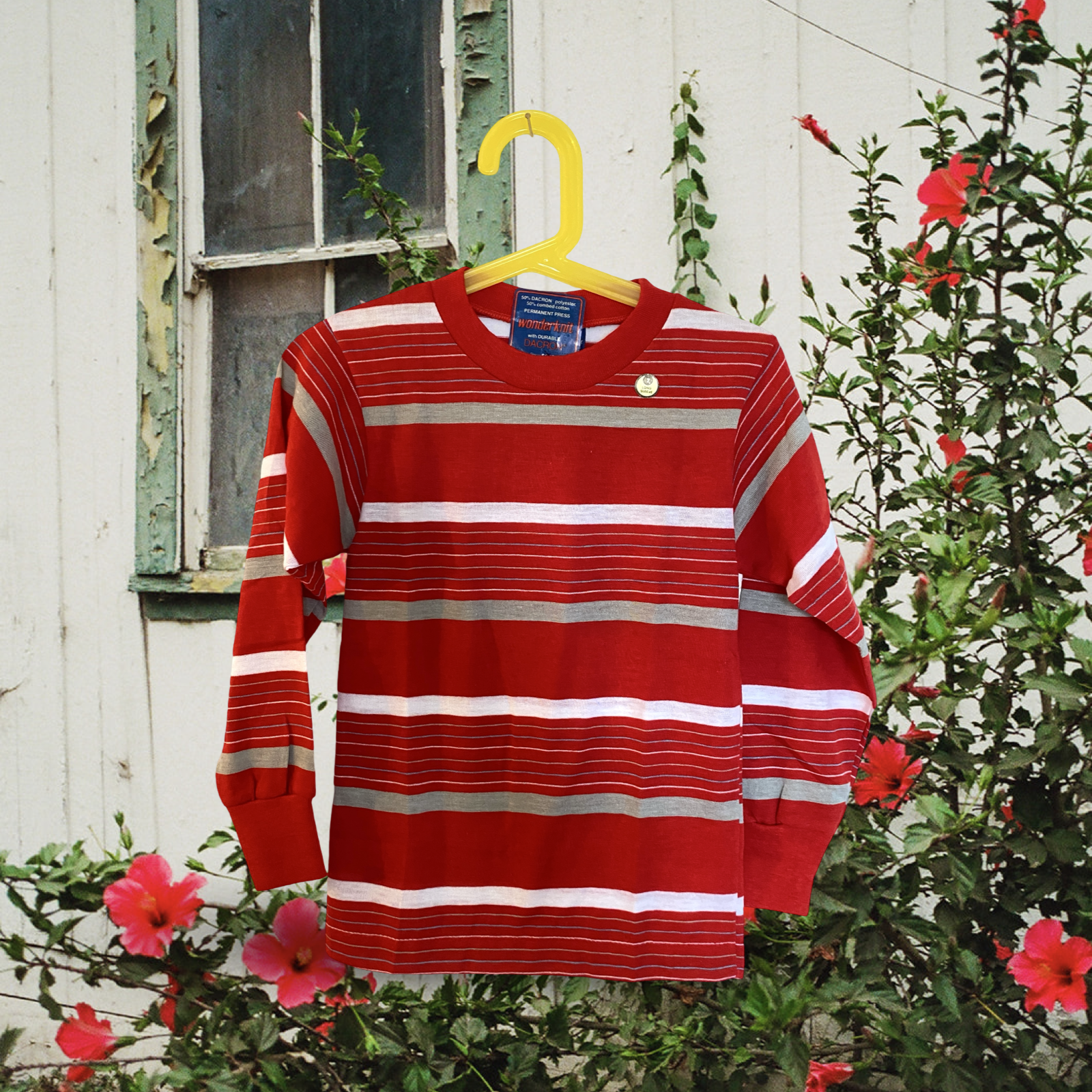 Wonderknit Kids Red Stripe T-shirt