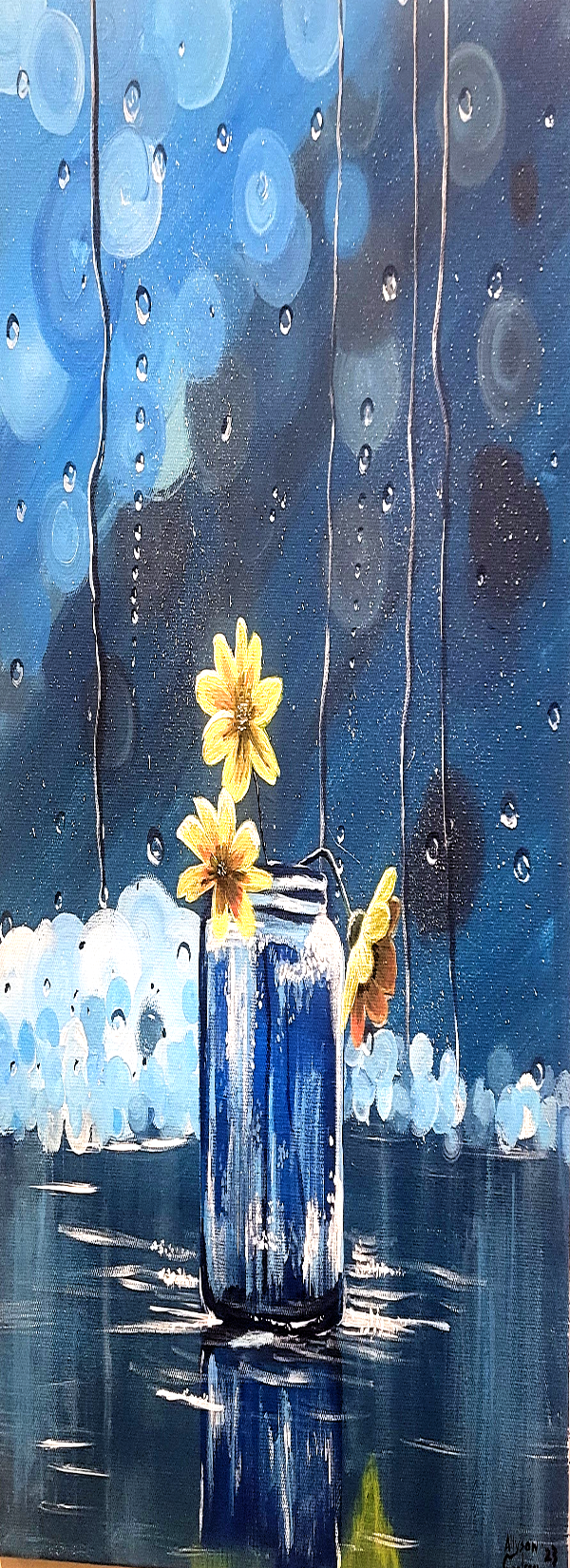 Yellow Flowers Bookmark