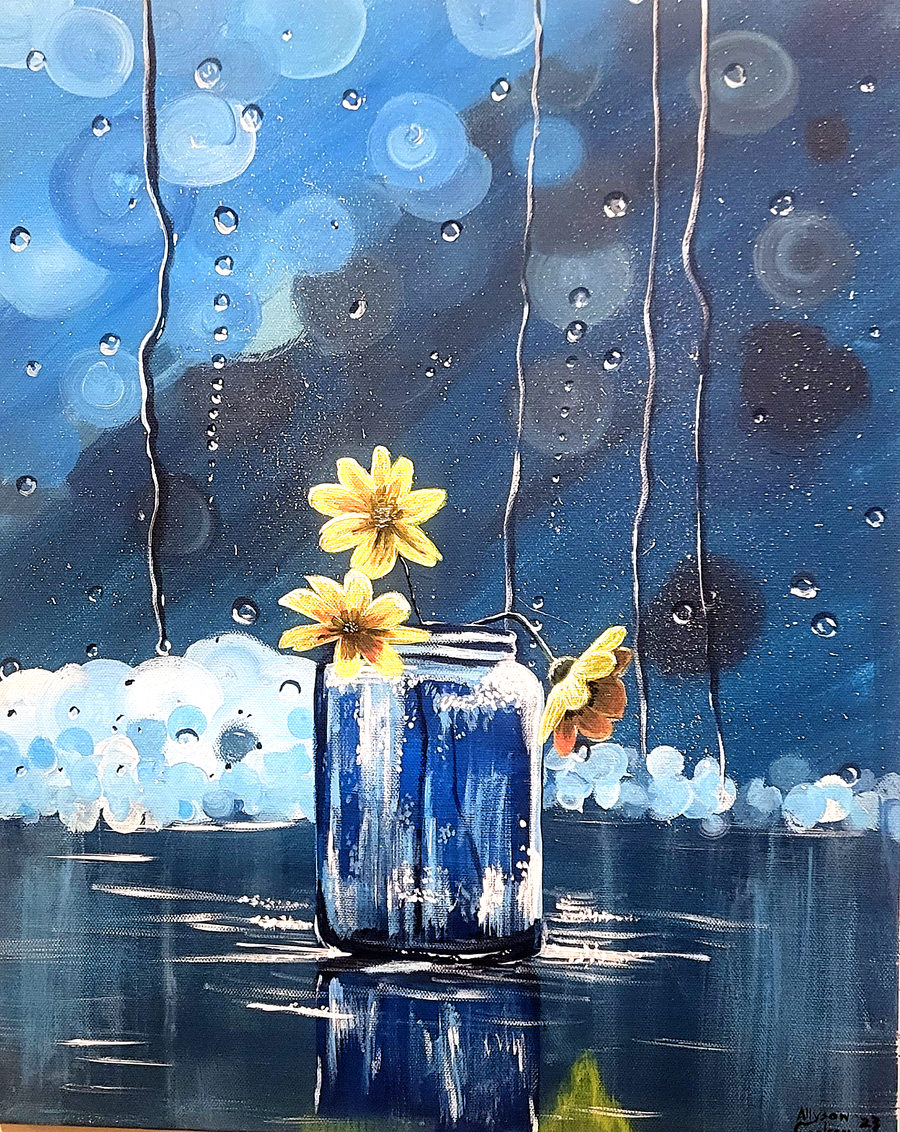 Yellow Flowers Print