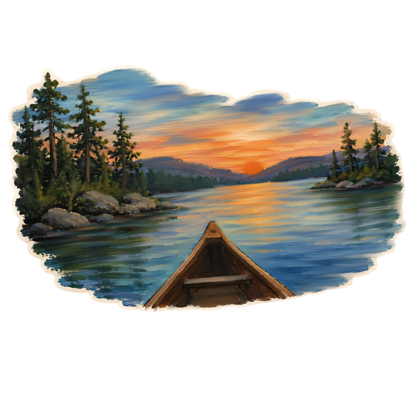 Canoe Sunset