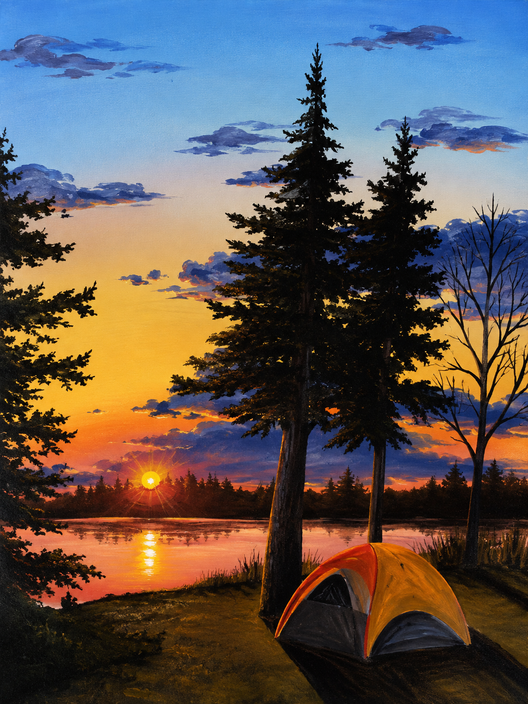 Door Co Tent Print
