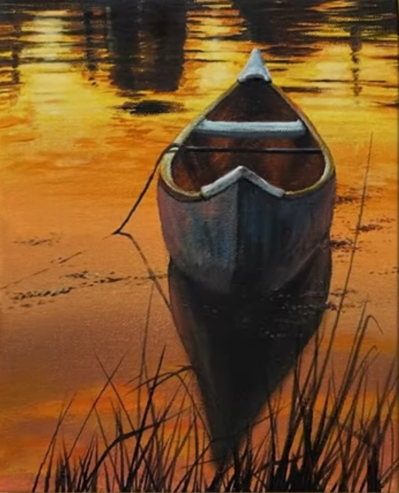 Canoe Print