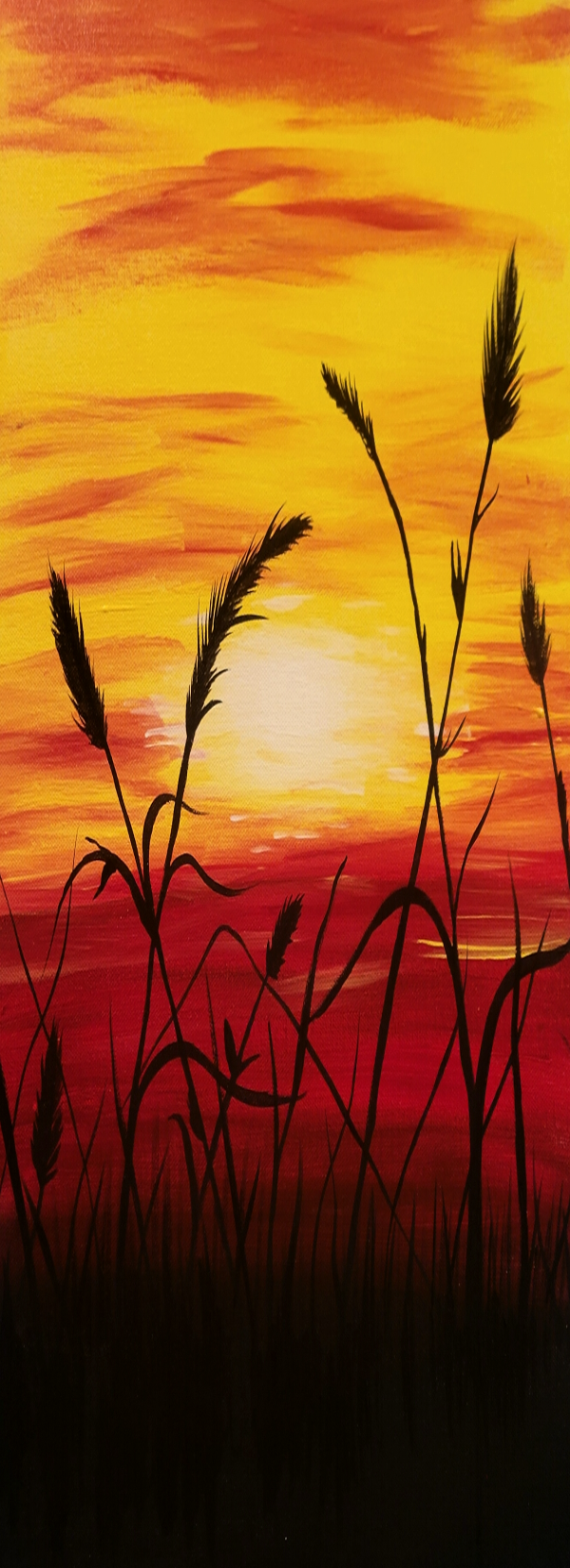Straw Sunset Bookmark