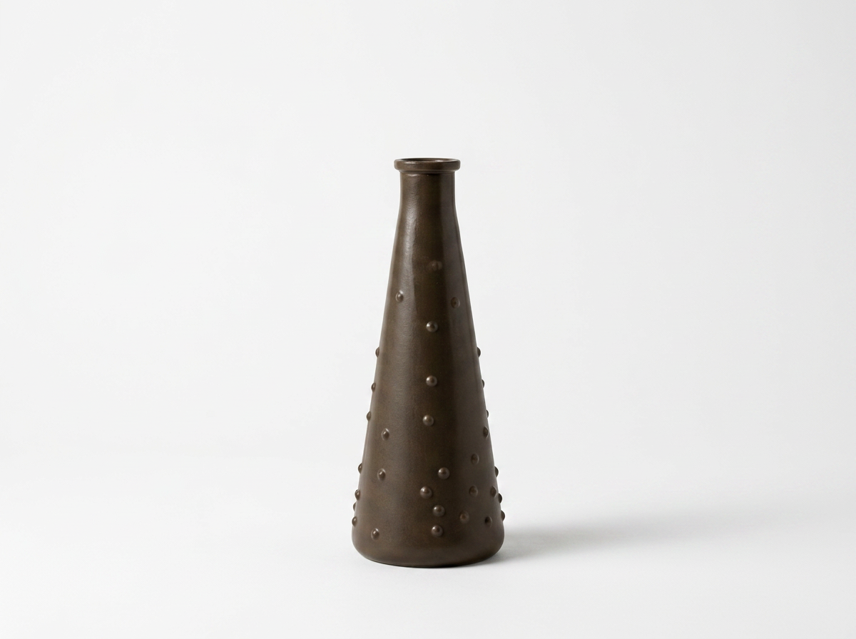 Olive Pebble Vase