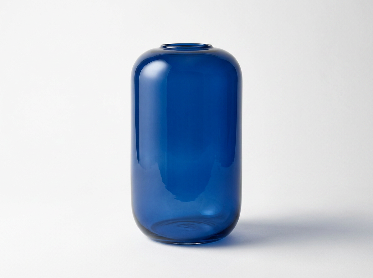 Blue Glass Vase