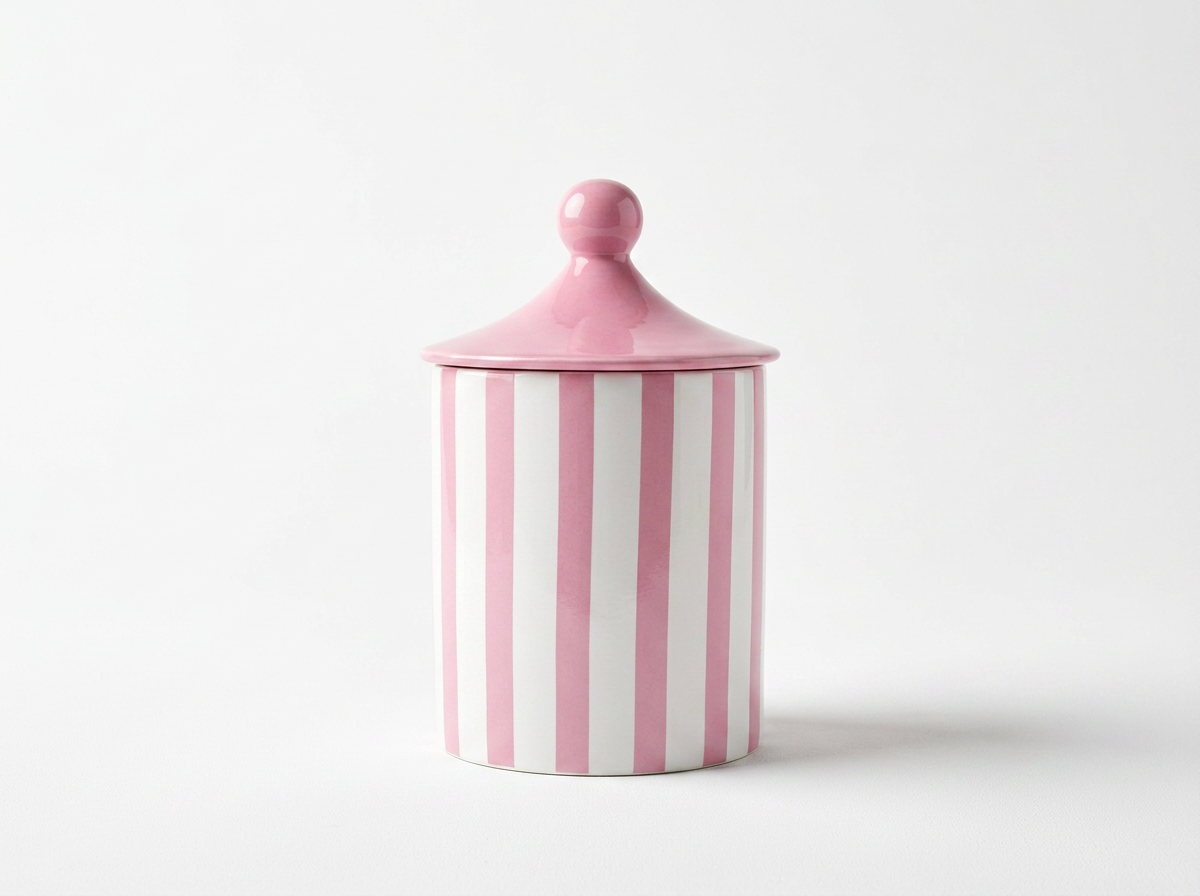 Decorative Storage Pink and White