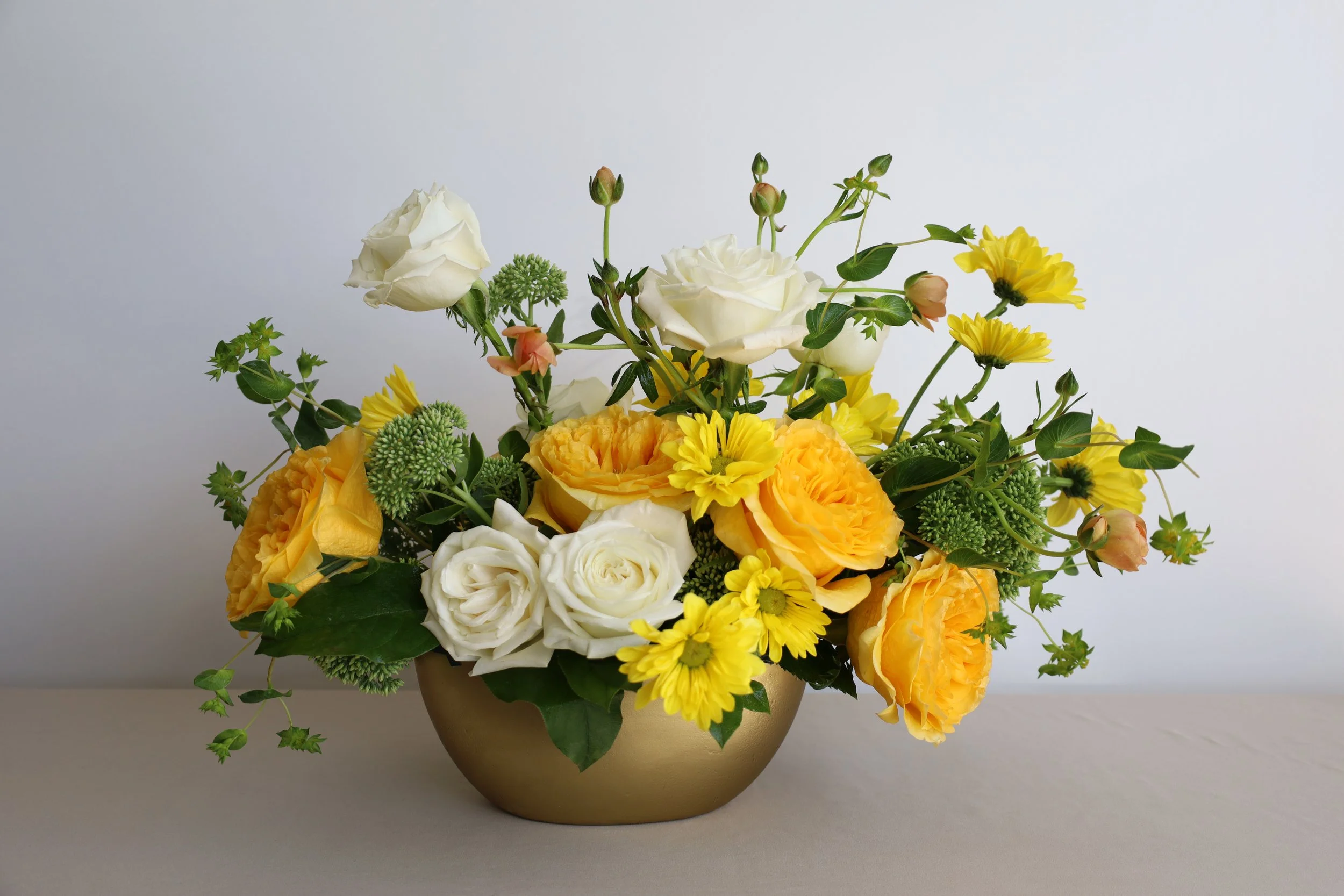 Designer's Choice Arrangement - Golden Color Palette