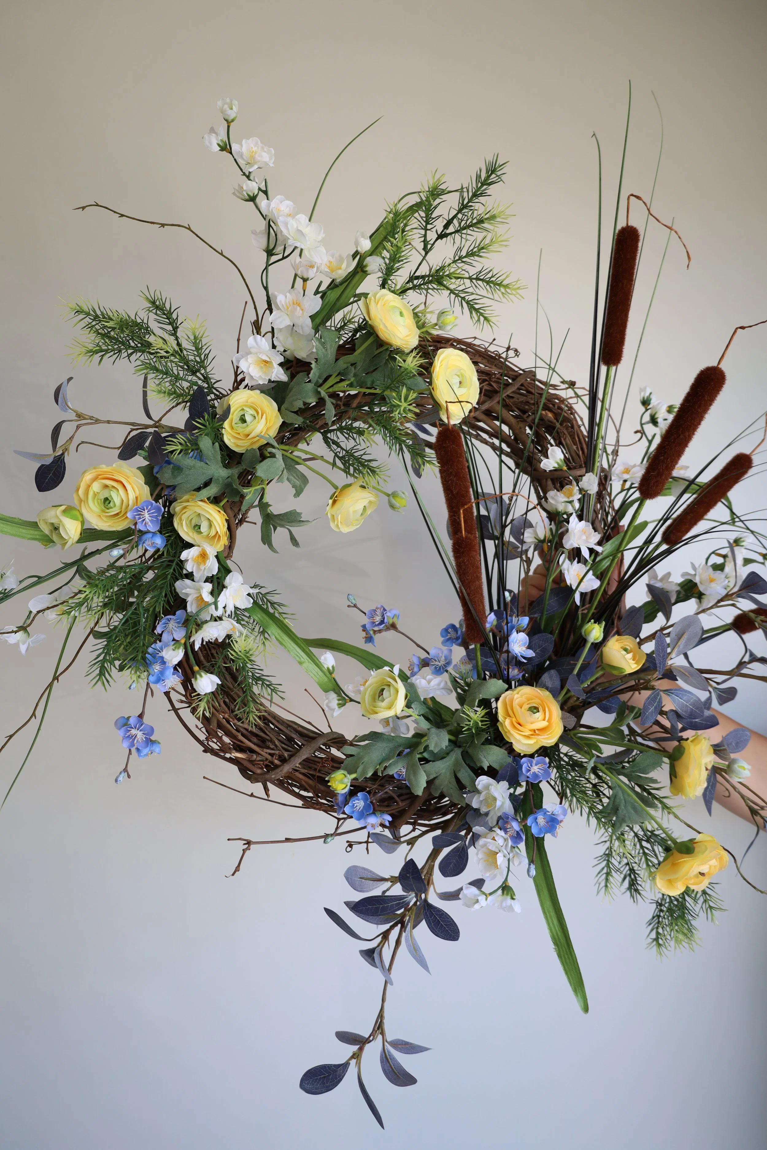 Faux Wreath - "By the Pond"