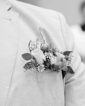 Pocket Square Boutonniere