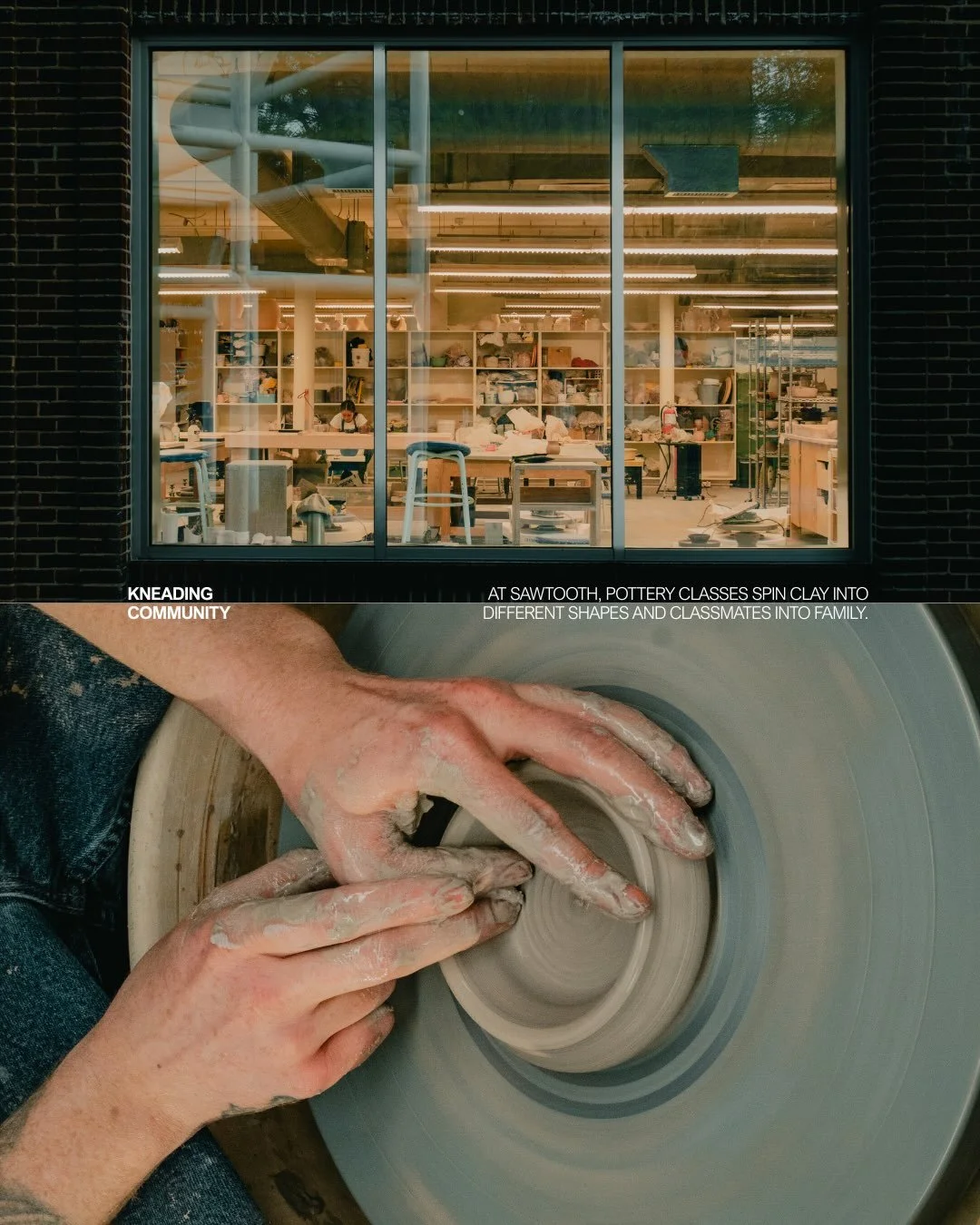 Meet Jill Yoder &mdash; the writer behind "Kneading Community," a beautiful feature from last semester. This piece takes you inside the pottery studio at Sawtooth School for Visual Art, where people from all walks of life come together over