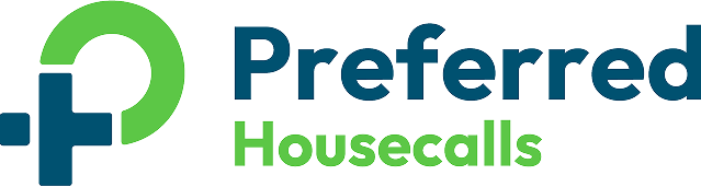 Preferred Housecalls logo with a green and blue color scheme