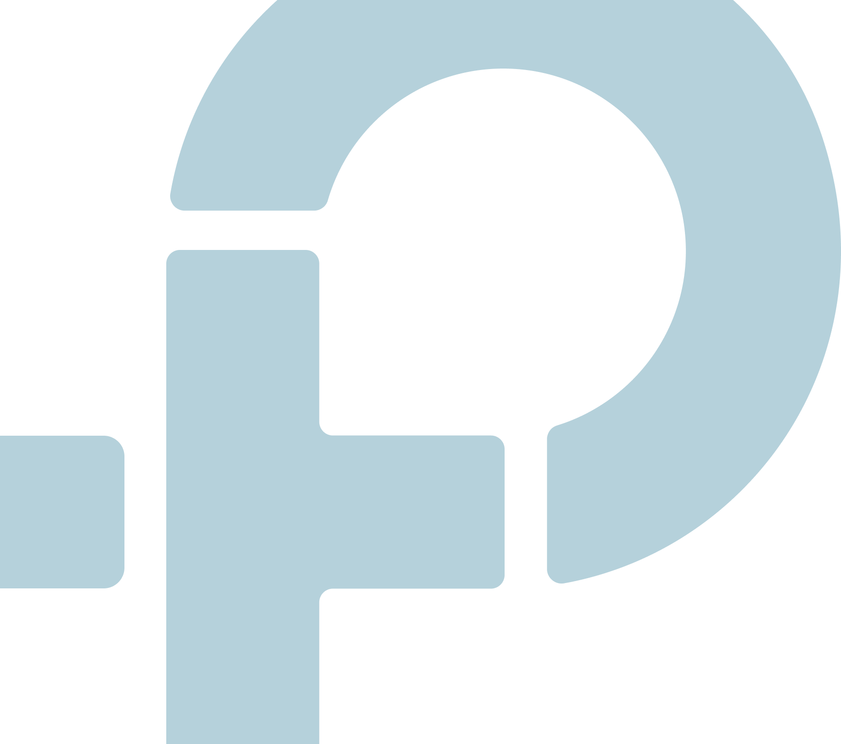A stylized blue dollar sign with an arrow forming a circular shape around it, symbolizing financial or economic concepts.