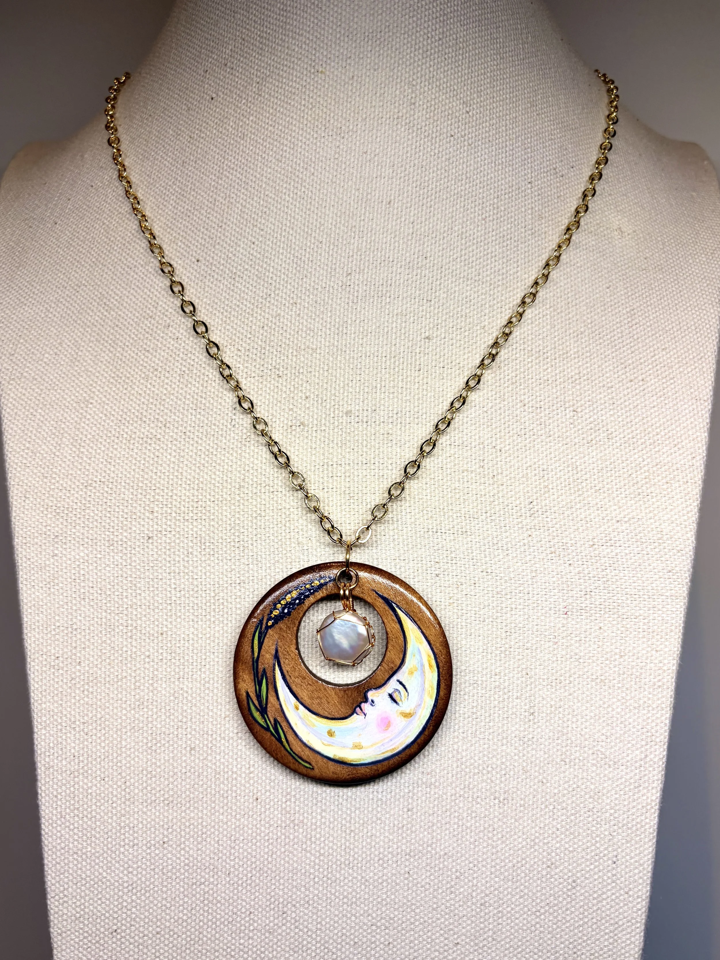 Lavender Moon Pendant