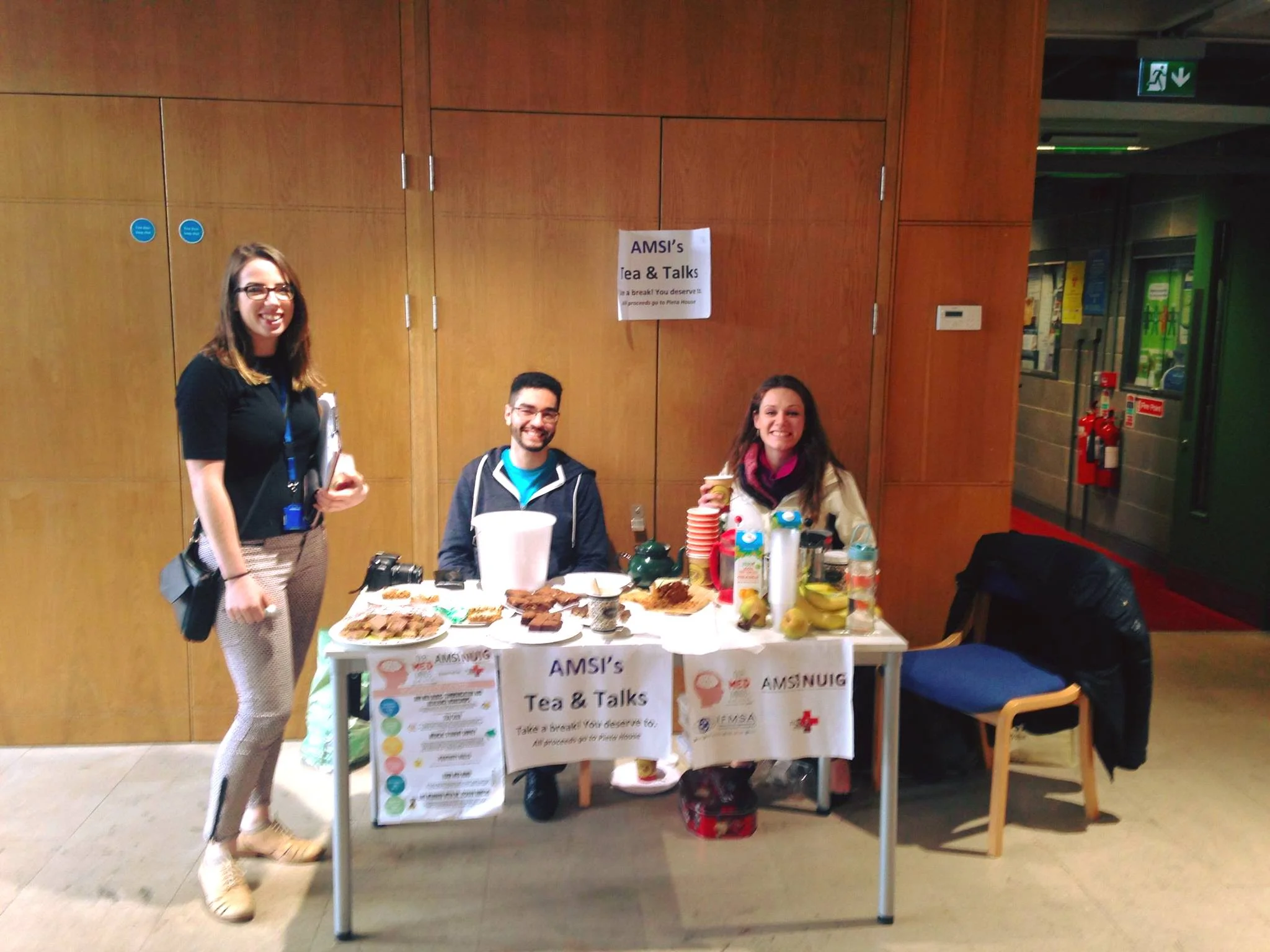 AMSI-NUIG - Tea/Talk in aid of Pieta House. €230 raised!