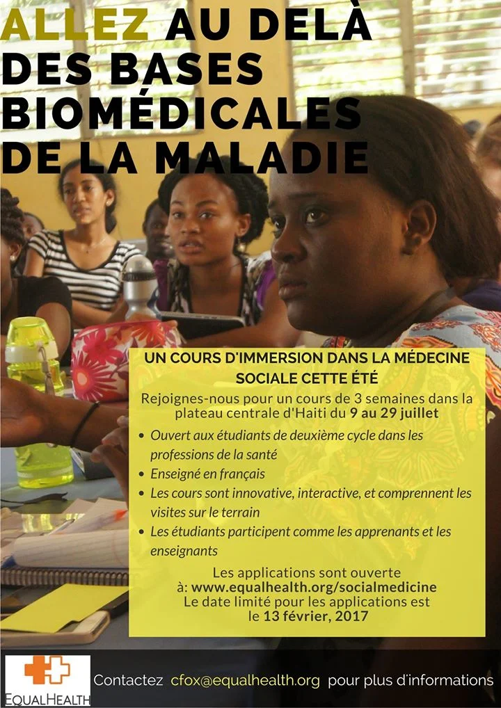 Social Medicine Course: Central Plateau, Haiti