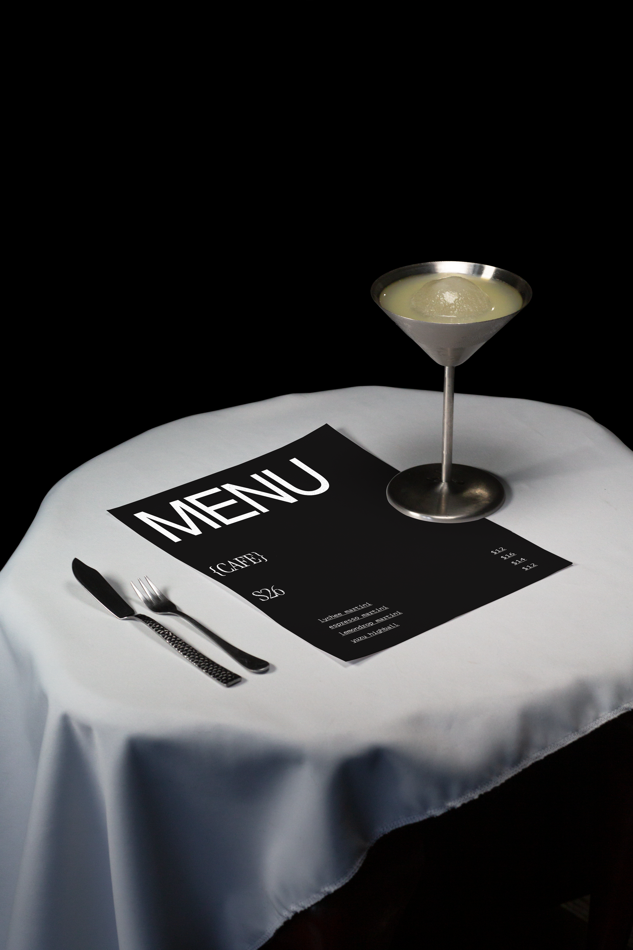 Menu Mockup