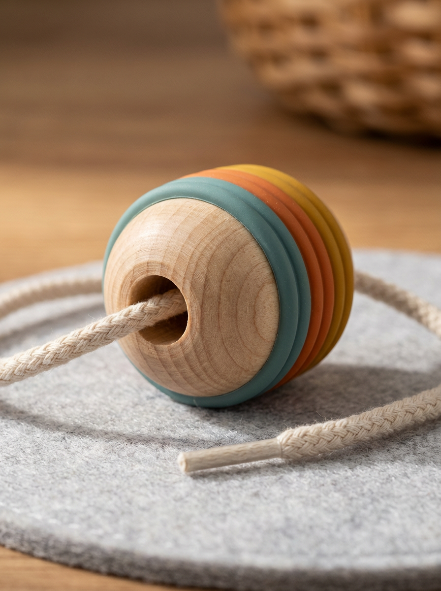 Wooden Lacing Bead